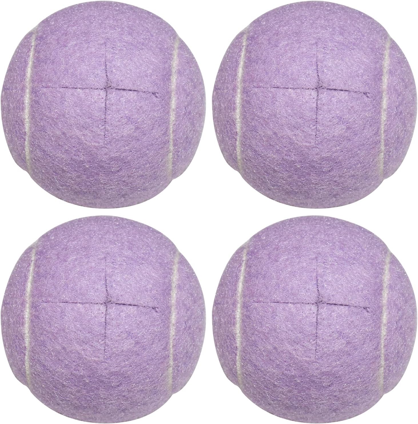 URBEST Walker Tennis Balls 4pcs Precut Heavy Duty Tennis Balls for Walkers
