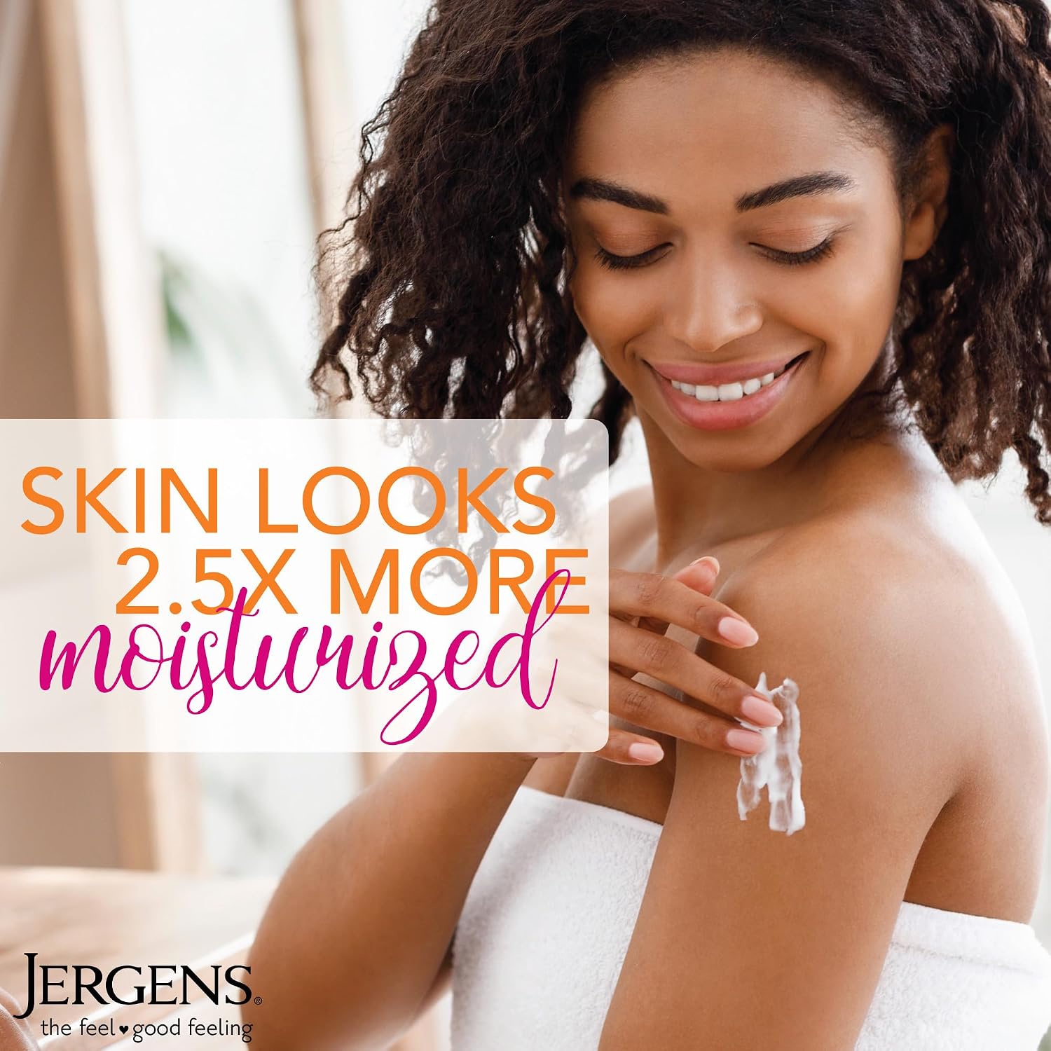Jergens Hydrating Coconut Body Lotion, Hand and Body Moisturizer, Infused with Coconut Oil, Hydrates Dry Skin Instantly, Dermatologist Tested, 16.8 oz | Coconut Oil, Instantly Hydrates, Dermatologist Tested, Extra Dry Skin Care, Long-Lasting Moisture