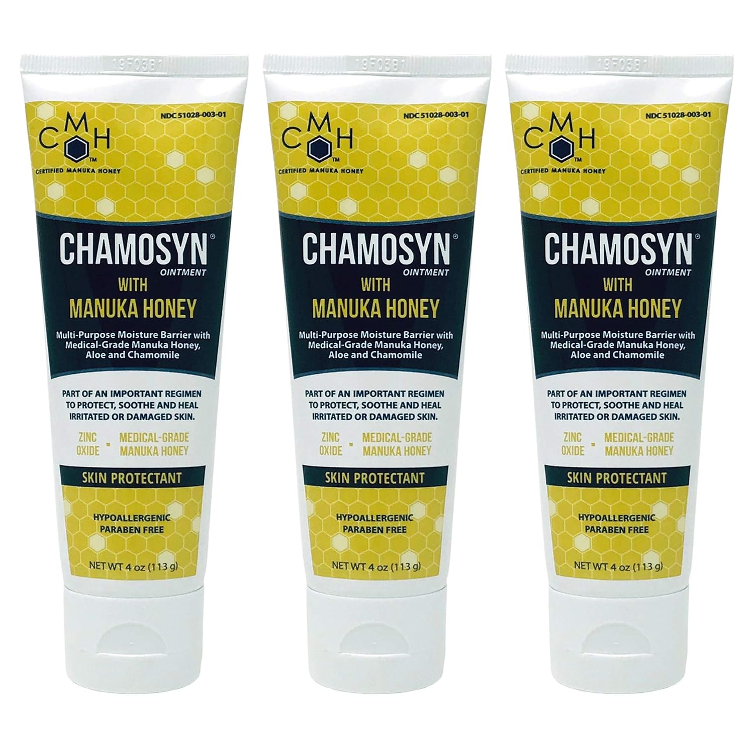 Chamosyn Ointment Skin Barrier, 4oz - 3-Pack