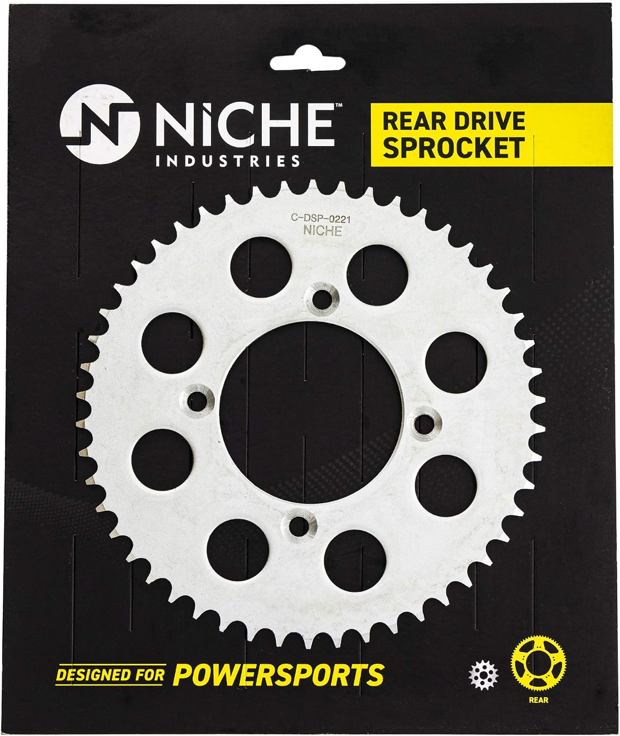 NICHE 428 Pitch 50 Tooth Rear Drive Sprocket for Honda 41201-KN4-000