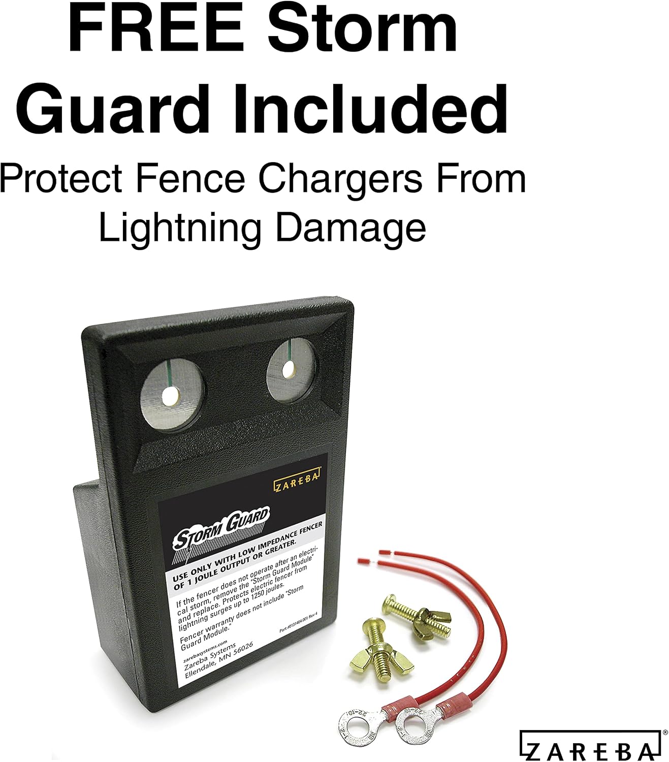 Zareba 200-Mile Low Impedance Electric Fence Charger | 15 Joule Output, Contain Cattle, Horses, Goats, Pigs