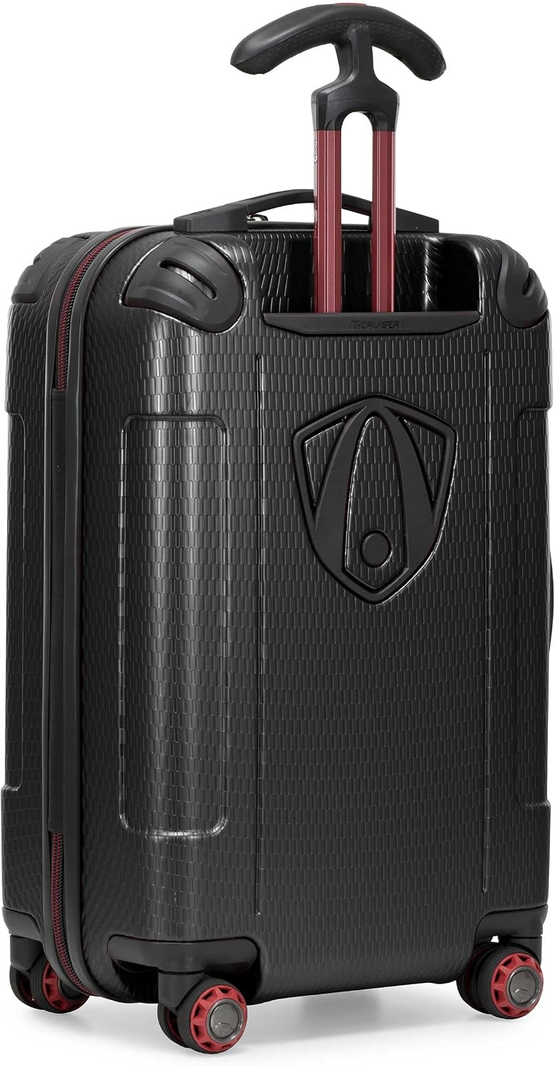 Traveler's Choice Maxporter II Polycarbonate Hardside Trunk with Spinner Wheels, Navy, 31-Inch Large Trunk