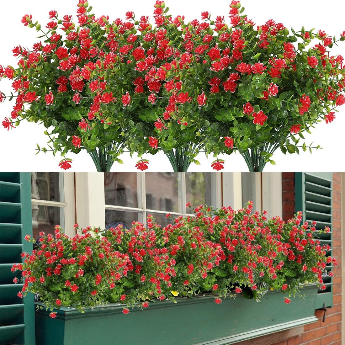 6 Bundles Artificial Flowers
