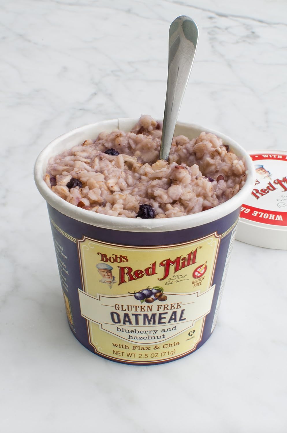 Bob's Red Mill GF Oatmeal Cup, Maple & Brown Sugar, 2.15 Ounce Cup (Pack of 12) - Non GMO, Whole Grain, Kosher