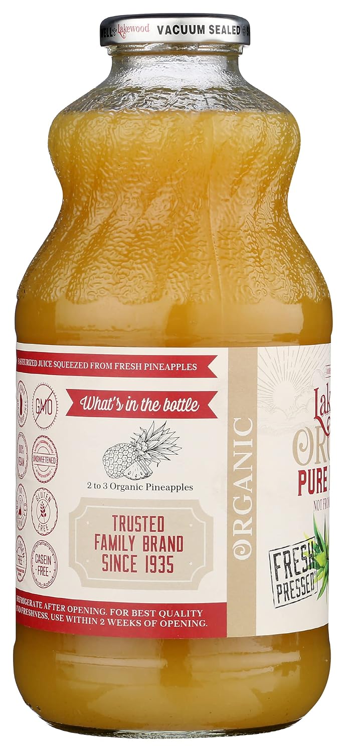 Lakewood Organic Black Cherry Concentrate Juice, 12.5 Ounce (Pack of 6)