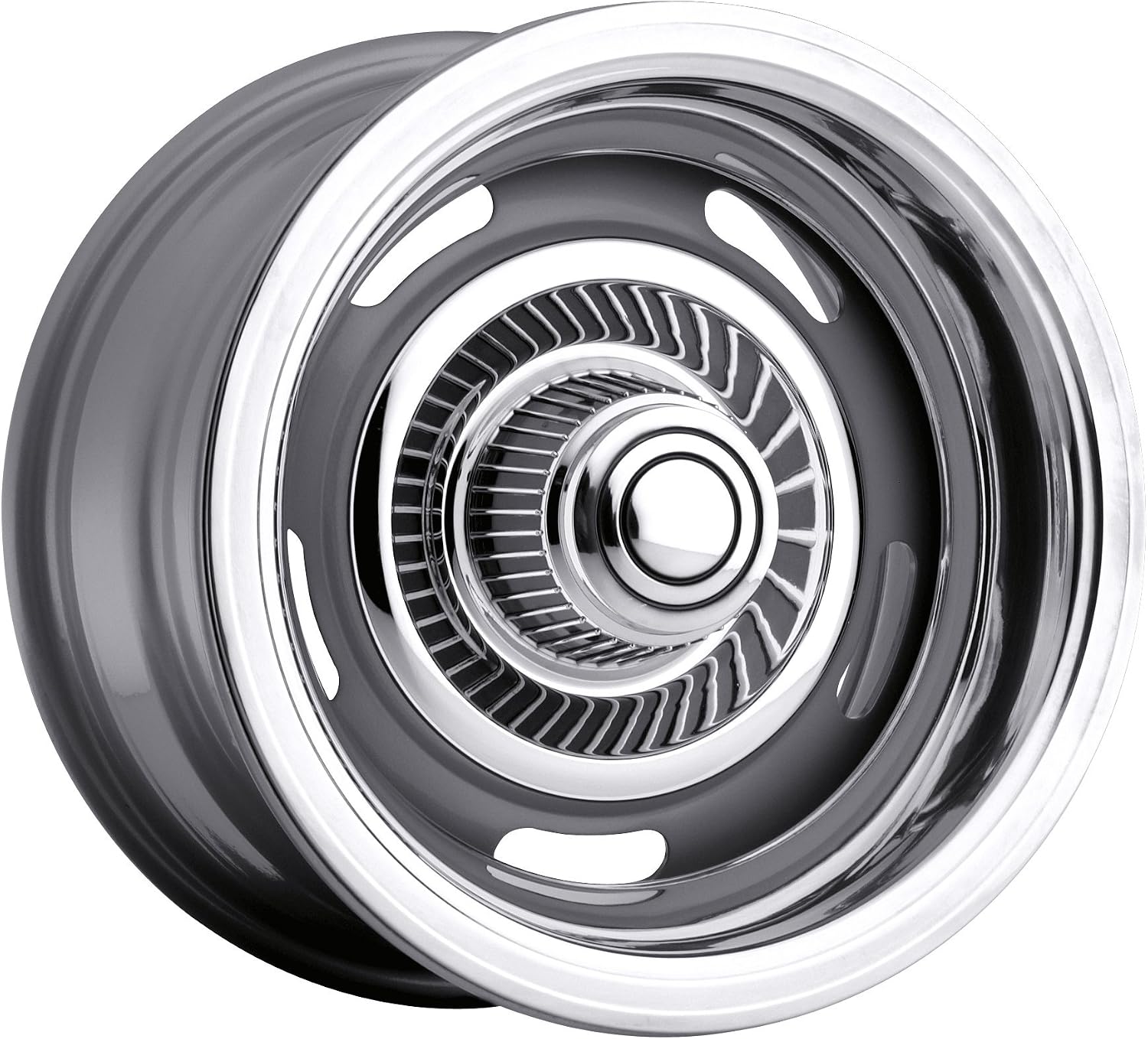 Vision Rally 55 Silver Wheel (15x6"/5x4.5")