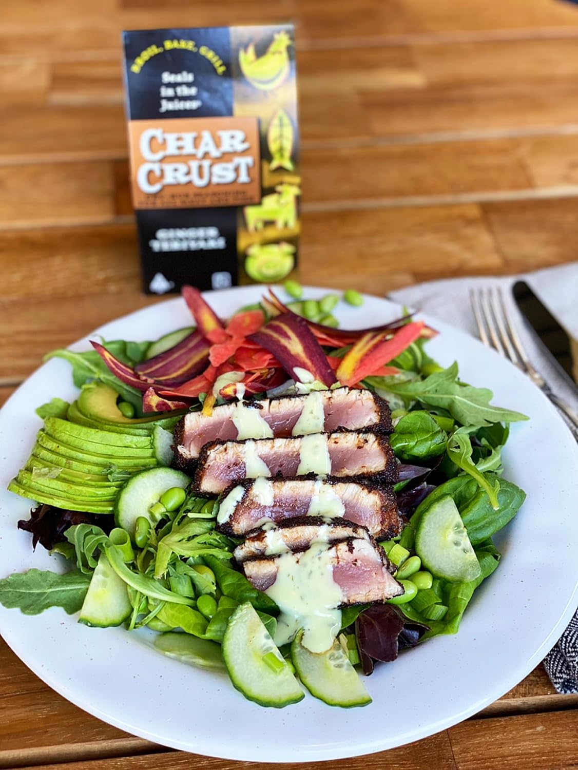 Char Crust Dry-Rub Seasonings Original Hickory Grilled | All-in-one seasonings | Perfect for Steaks, Burgers, Ribs, Tuna | Signature Crust that Seals in the Juices, 4 Ounce (Pack of 6)