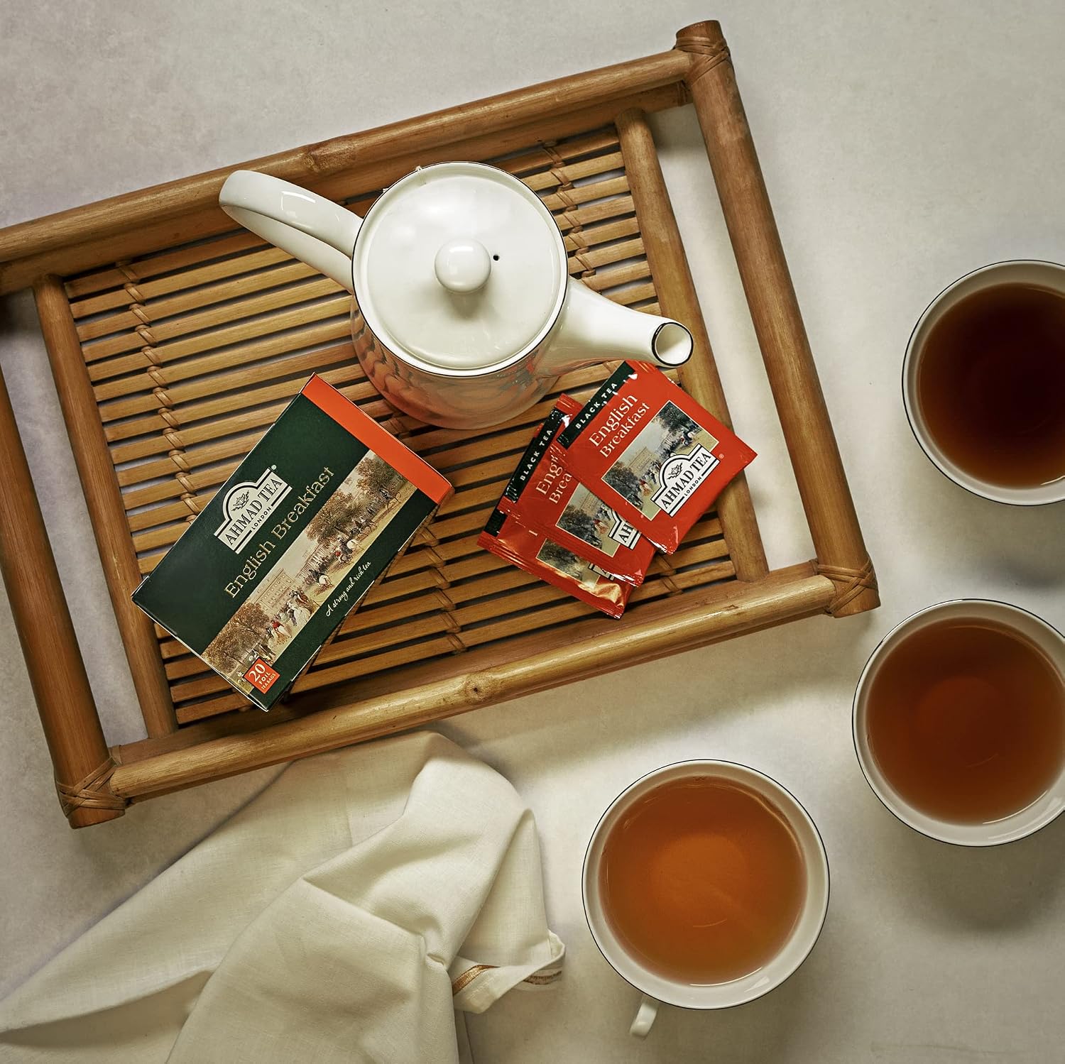 Ahmad Tea Green Tea, Green Tea Teabags 100 ct - Caffeinated & Sugar-Free