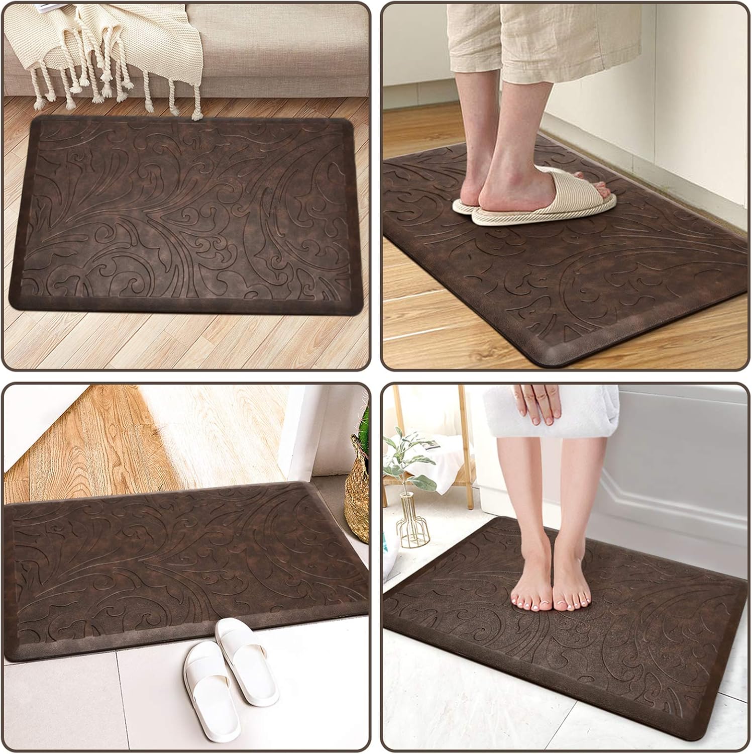 Kitchen Mat Cushioned Anti-Fatigue Comfort Standing Mat Rug for Home,Office