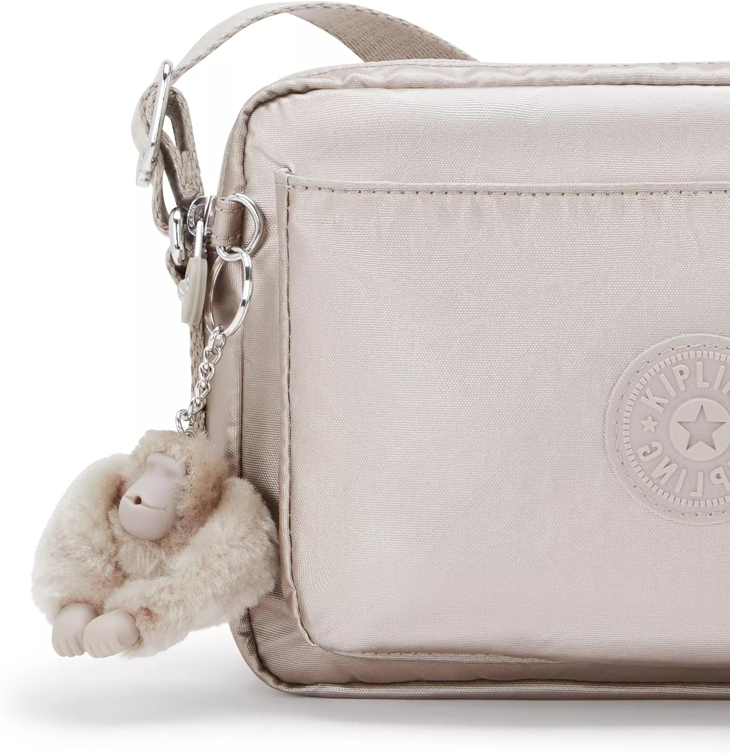 Kipling Women’s Abanu Medium Crossbody Bag, Lightweight, Adjustable Nylon Waist Pack with Multi-Compartment Zip Pockets
