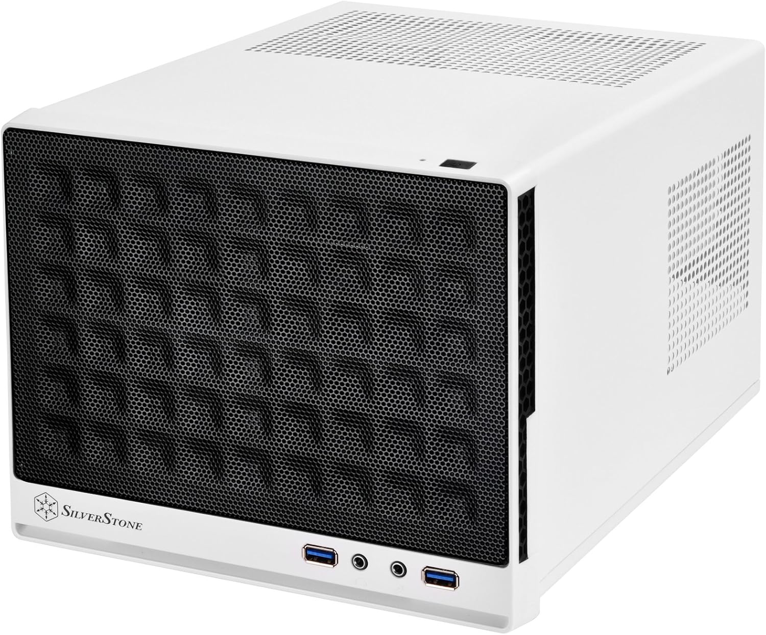 Silverstone Computer Case with Mesh Front Panel,Black (SG13B)