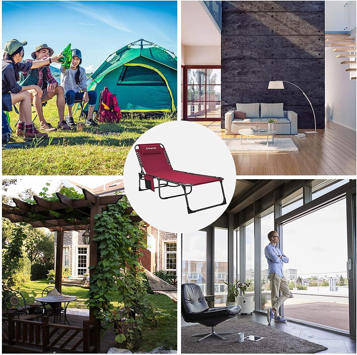KingCamp Lounge Chair Outdoor
