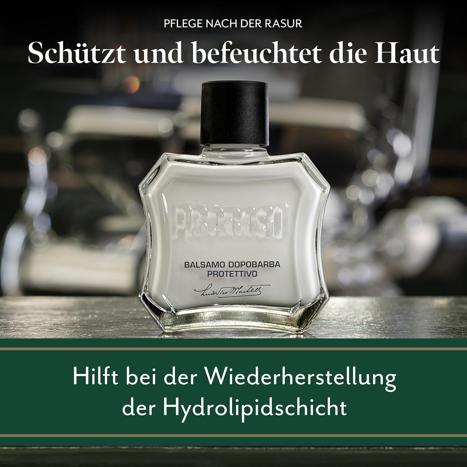 Proraso After Shave Balm - Aloe Vera & Vitamin E - Protective After Shave Cream Formula for Dry