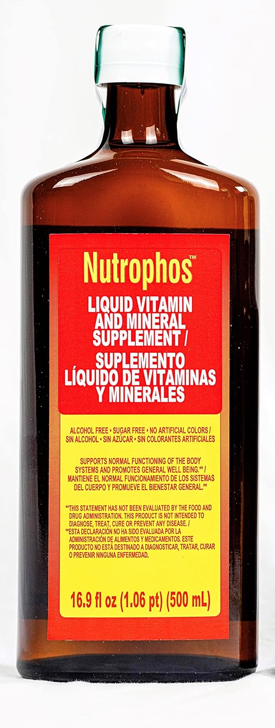Nutrophos Liquid Dietary Supplement with B vitamins and minerals 500ml