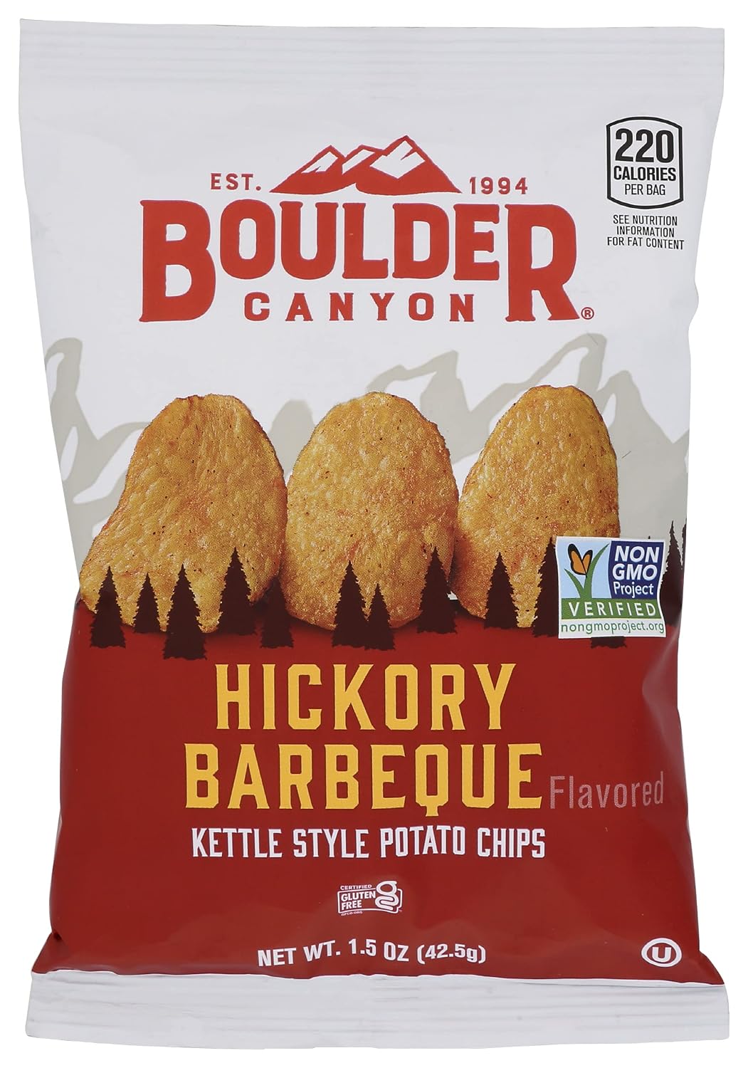 Boulder Canyon Avocado Oil Sea Salt Potato Chips 6 Count, 1.25 OZ