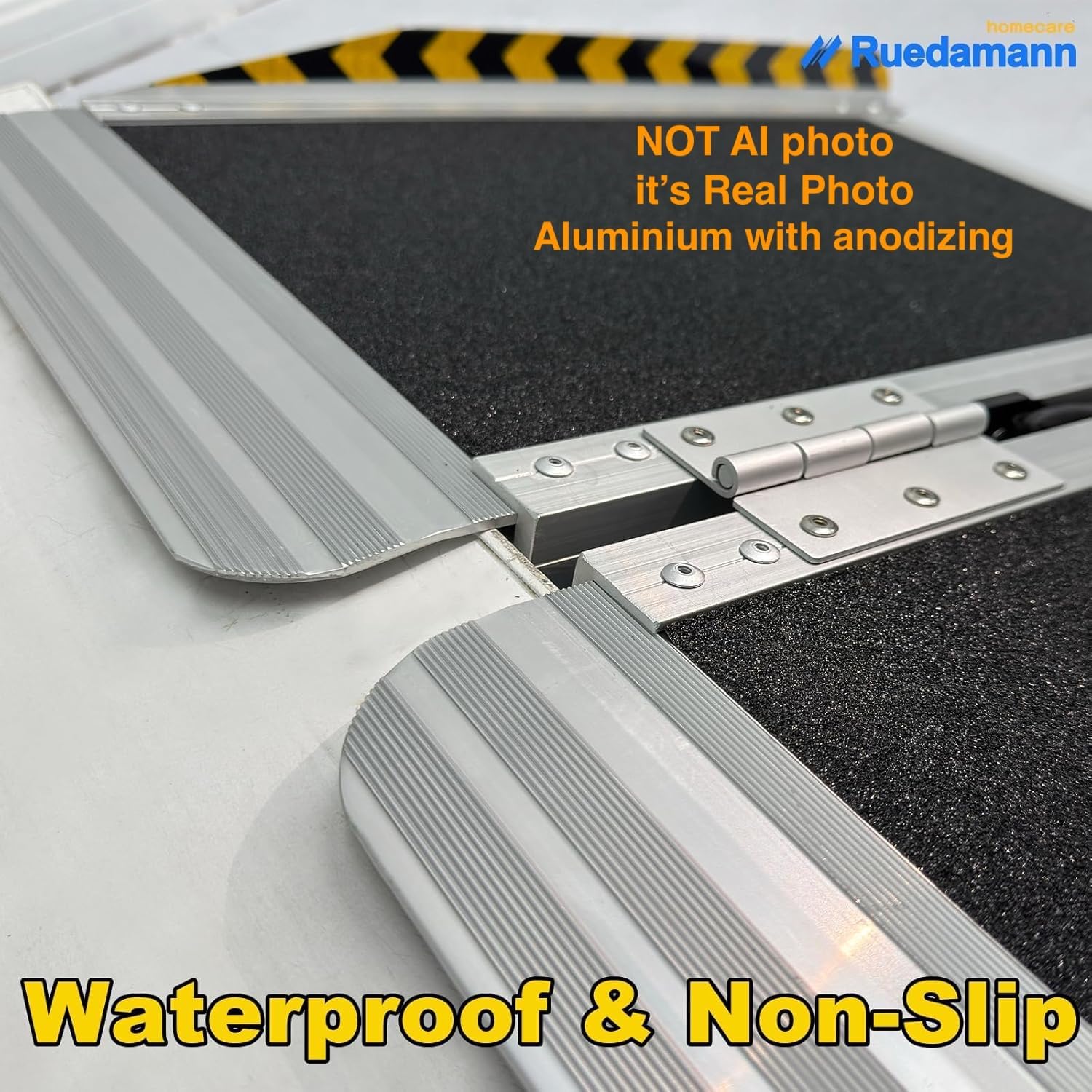 Ruedamann 2 FT Portable Wheelchair Ramp, 30" Wide