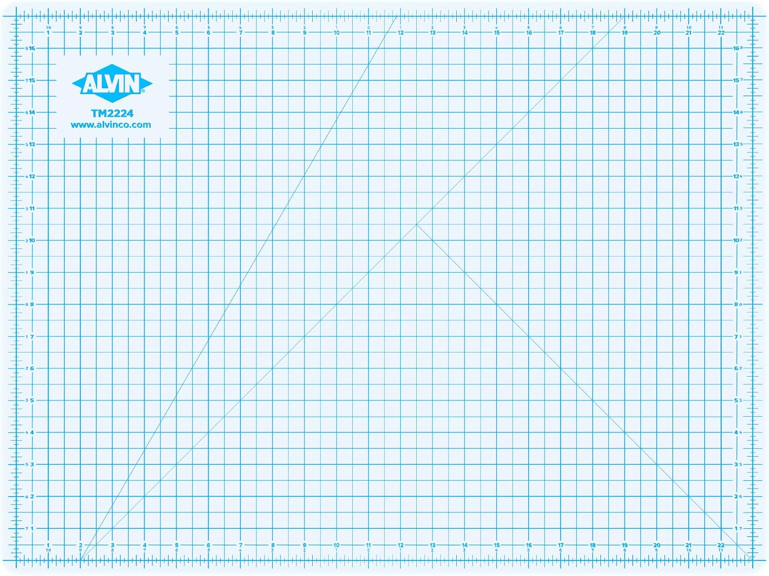 Alvin, TM Series Translucent Professional Cutting Mat, Self-Healing, Great for Lightboxes, Safe with Rotary or Utility Knife - 24 x 36 inches