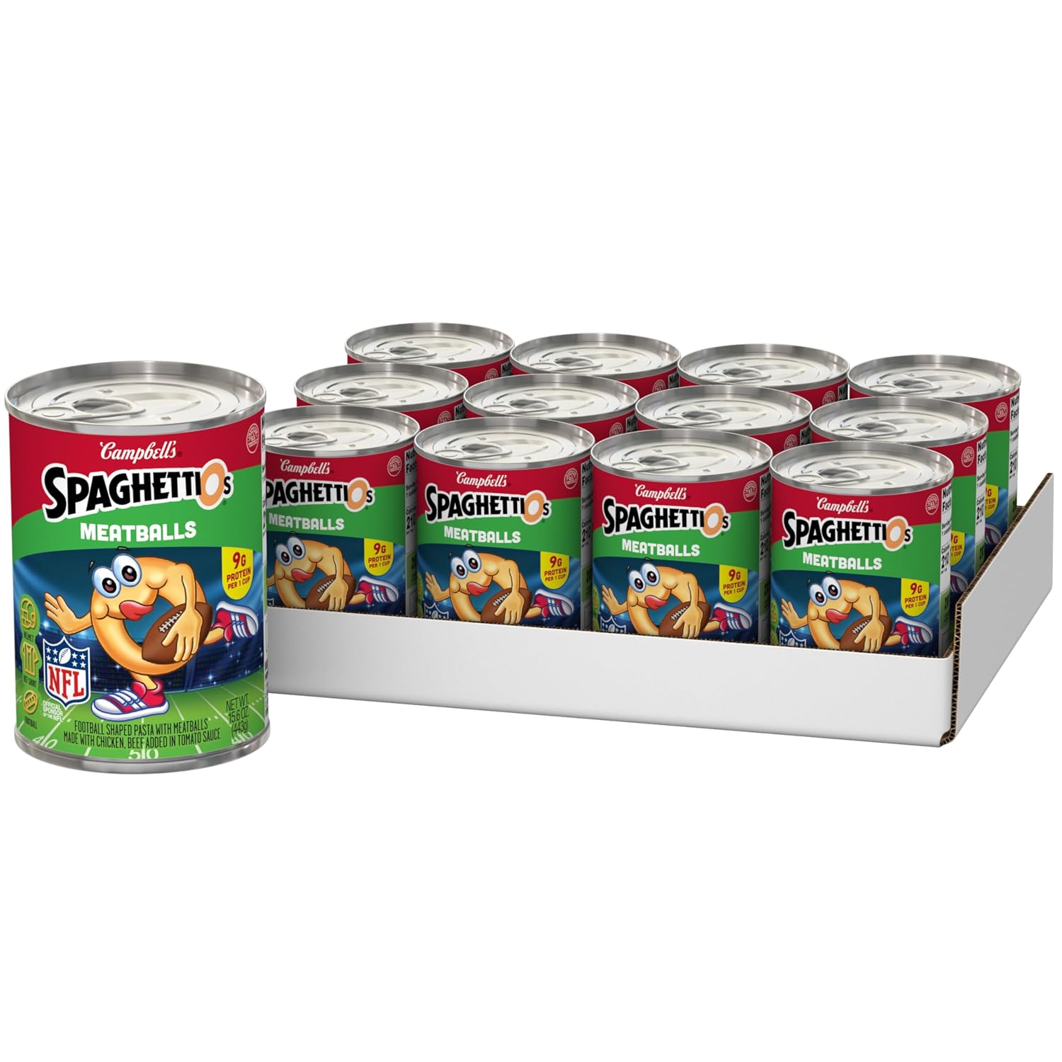 SpaghettiOs Original Canned Pasta, 15.8 oz Can (Pack of 4)