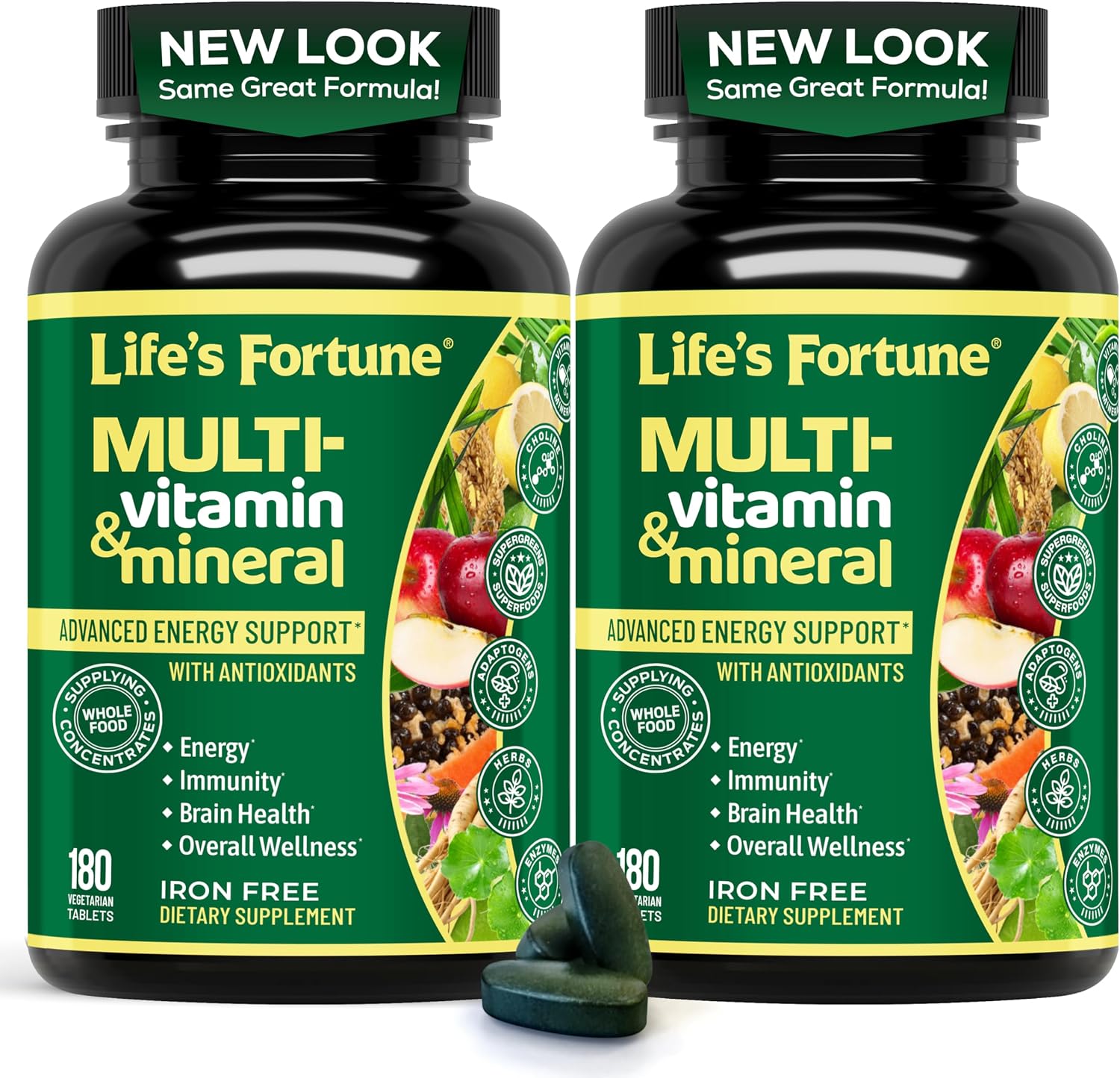 Life’s Fortune Liquid Multivitamin for Adults and Seniors – Fast Absorption Vitamins and Minerals with 90+ Nutrients for Energy and Immune Support – Easy to Digest, Sugar Free, Tropical Flavor, 32 oz