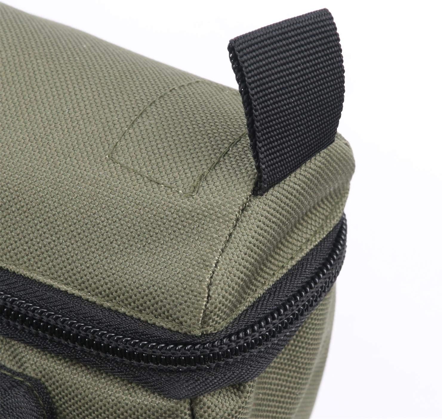 M MAXIMUMCATCH Maxcatch Fly Fishing Rod Case with Reel Pouch, Complete Protection Bag, For 9FT 2/4 Pieces Rod, Single (Green, 9' 4sec)