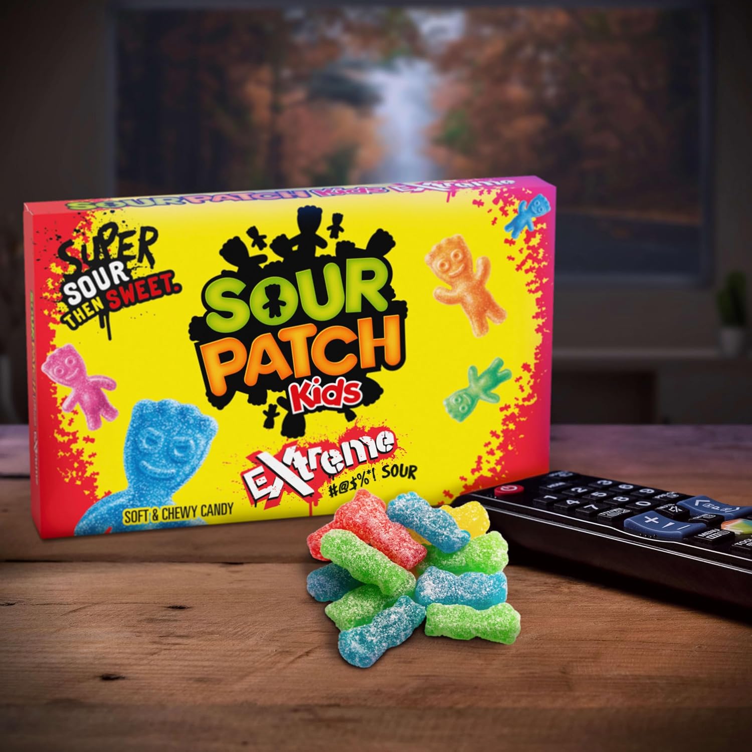 SOUR PATCH KIDS & SWEDISH FISH Soft & Chewy Gummy Candy Variety Pack, 15 ct