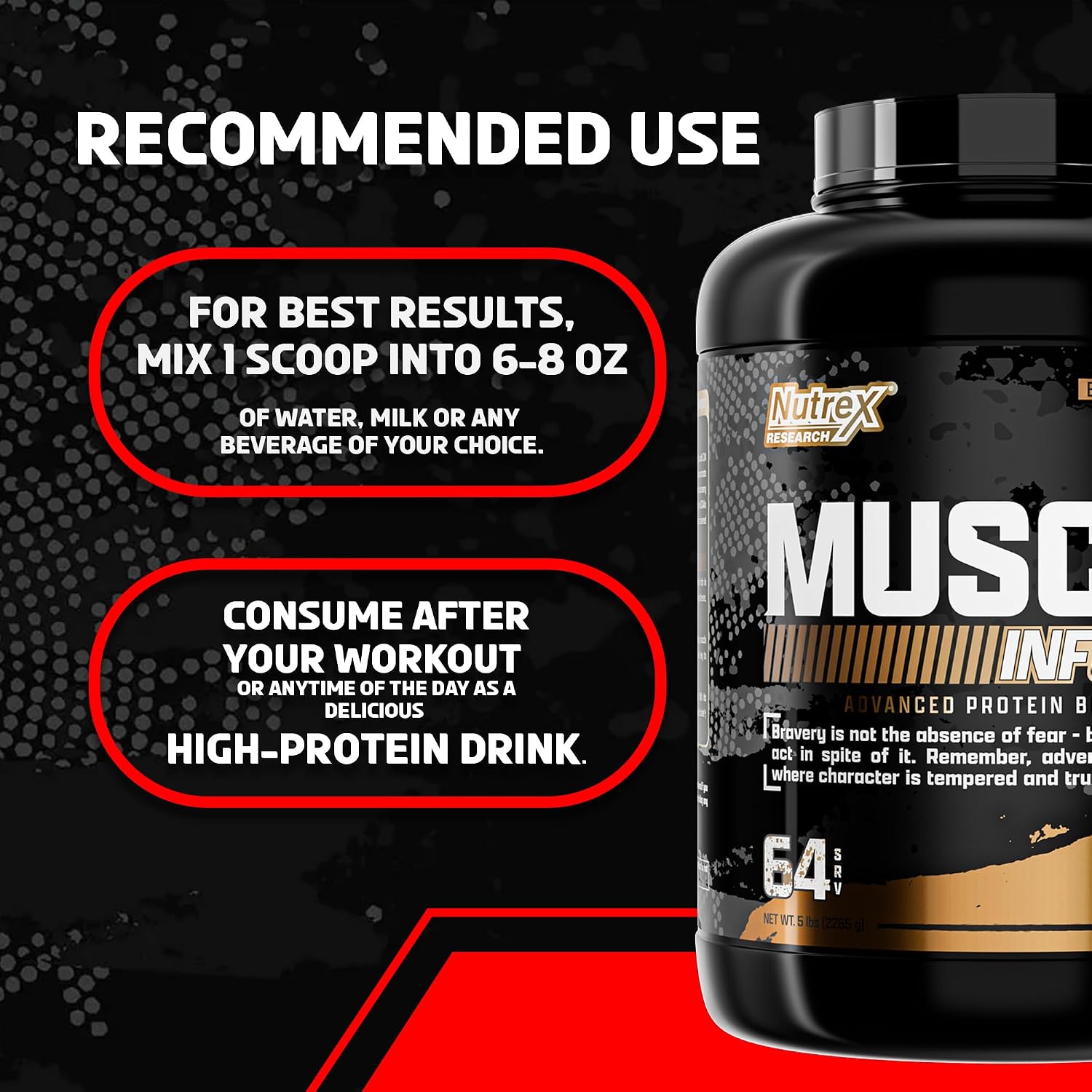 Nutrex Research Chocolate Whey Protein Powder Muscle Builder for Men & Women Whey Isolate Infusion with w/EAA & Hi BCAA Sports Nutrition Delicious
