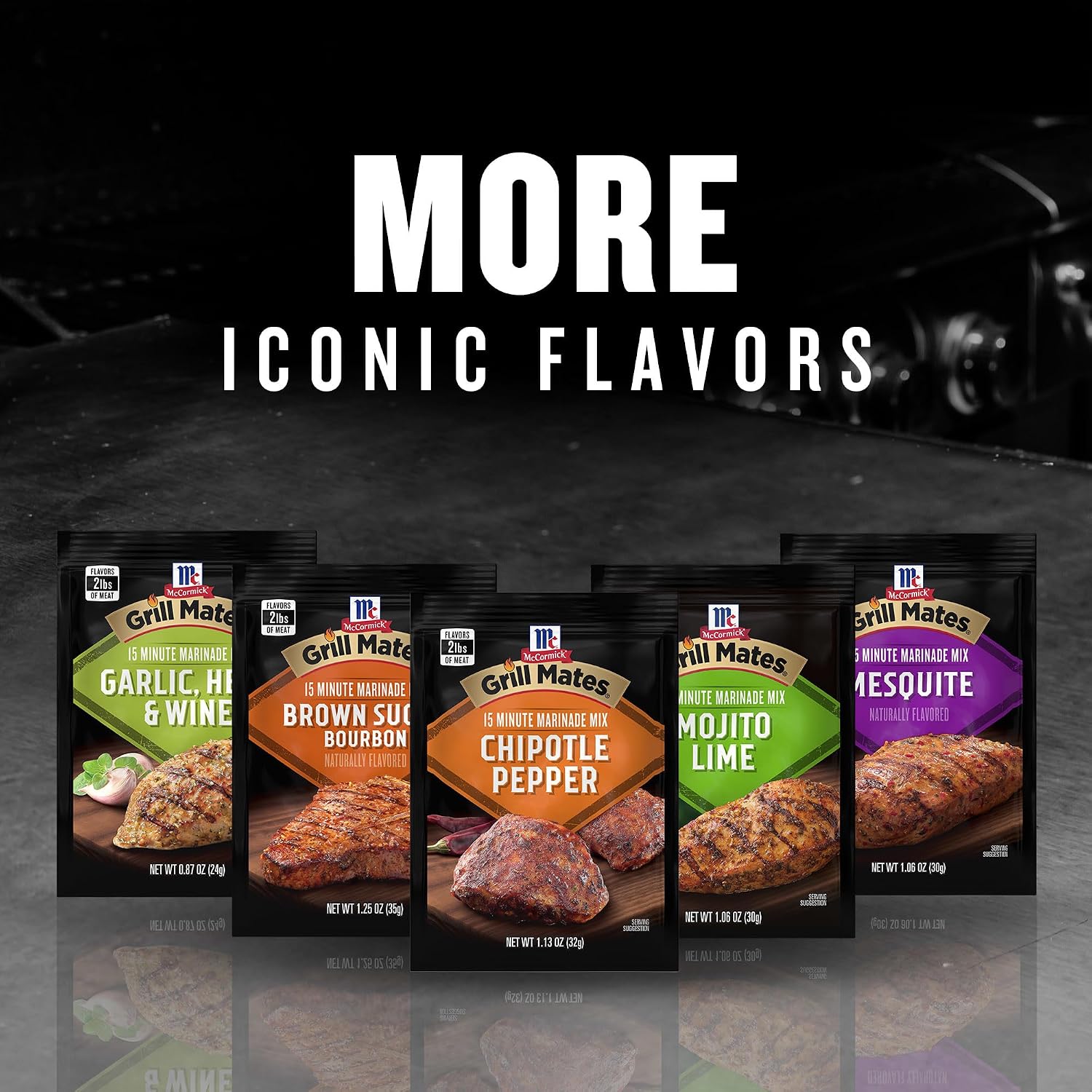 McCormick Grill Mates Chipotle Pepper Marinade Mix, 1.13 oz