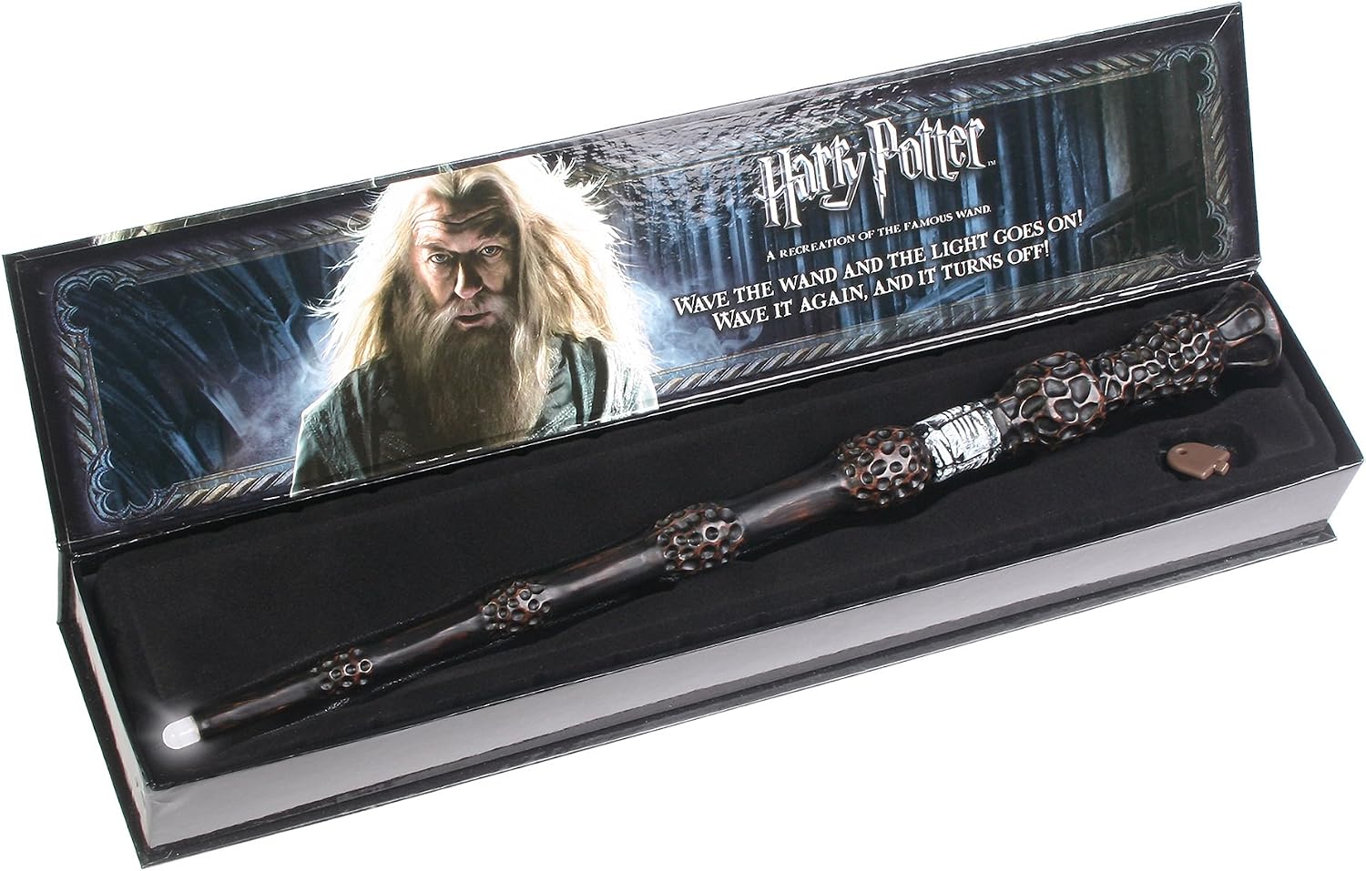Harry Potter The Elder Wand with illuminating tip