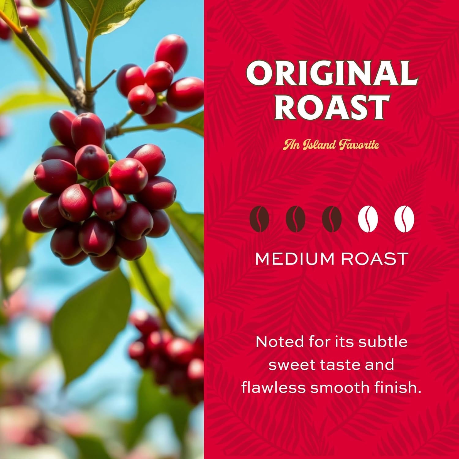 Lion Coffee 24K Gold Roast 100% Kona Ground Coffee, Medium-Light Roast, A Taste of Aloha - 7 Ounce Bag