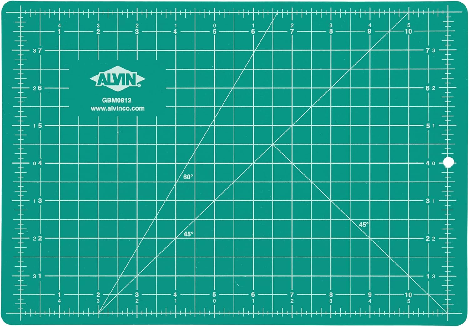 ALVIN GBM Self-Healing Cutting Mat 24 x 36 inch | Double-Sided Green/Black | 5-Layer Gridded Surface for Arts, Crafts and Sewing - Model GBM2436
