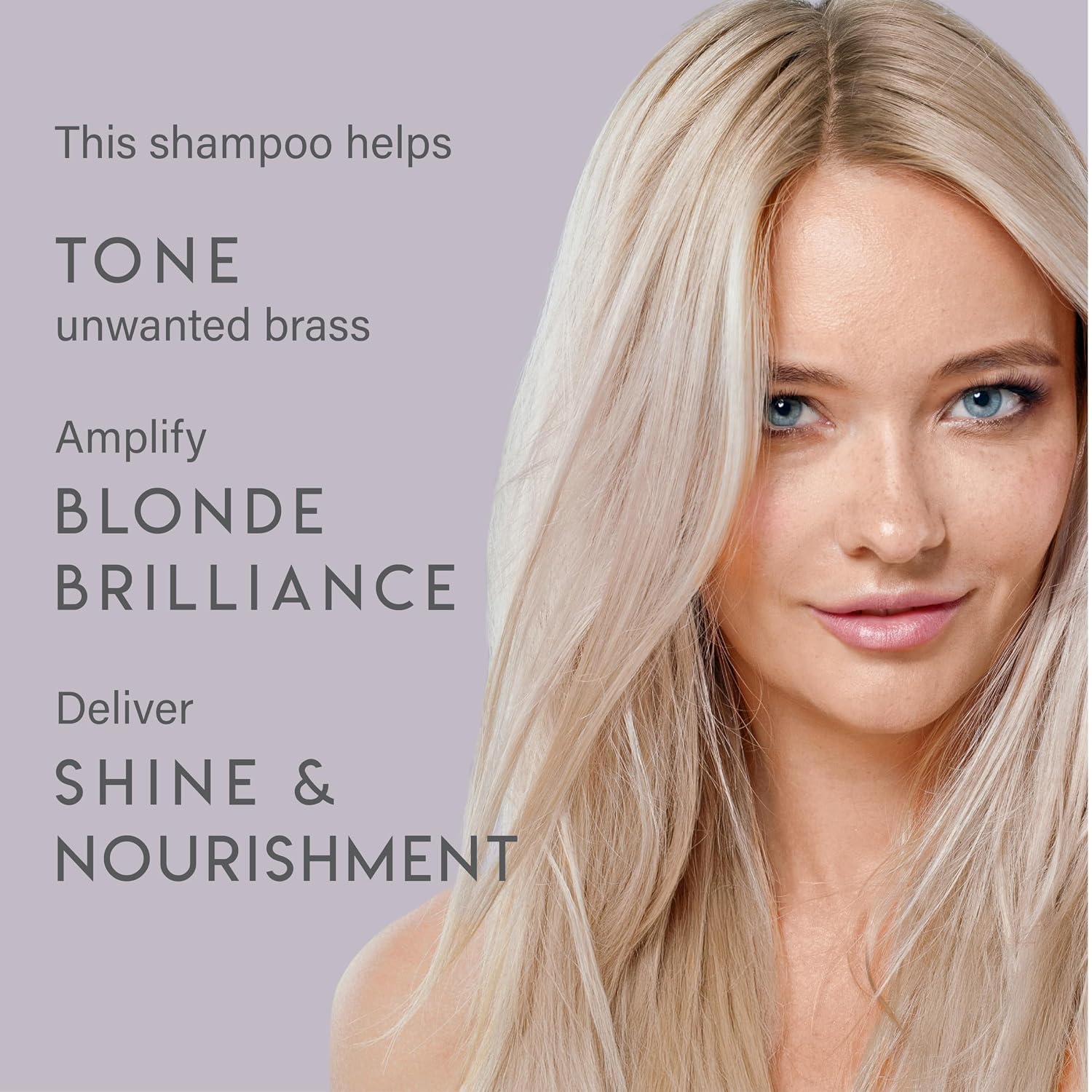 ALURAM Coconut Water Purple Shampoo for Women, Boosts Brightness, Banishes Brass, for All Hair Types