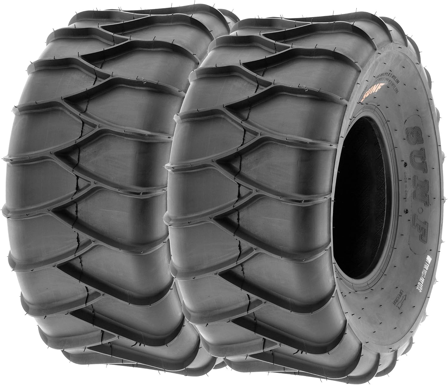 SunF Set 2 ATV Tires 22x10-9 22x10x9 Sand & Snow 6 PR A036