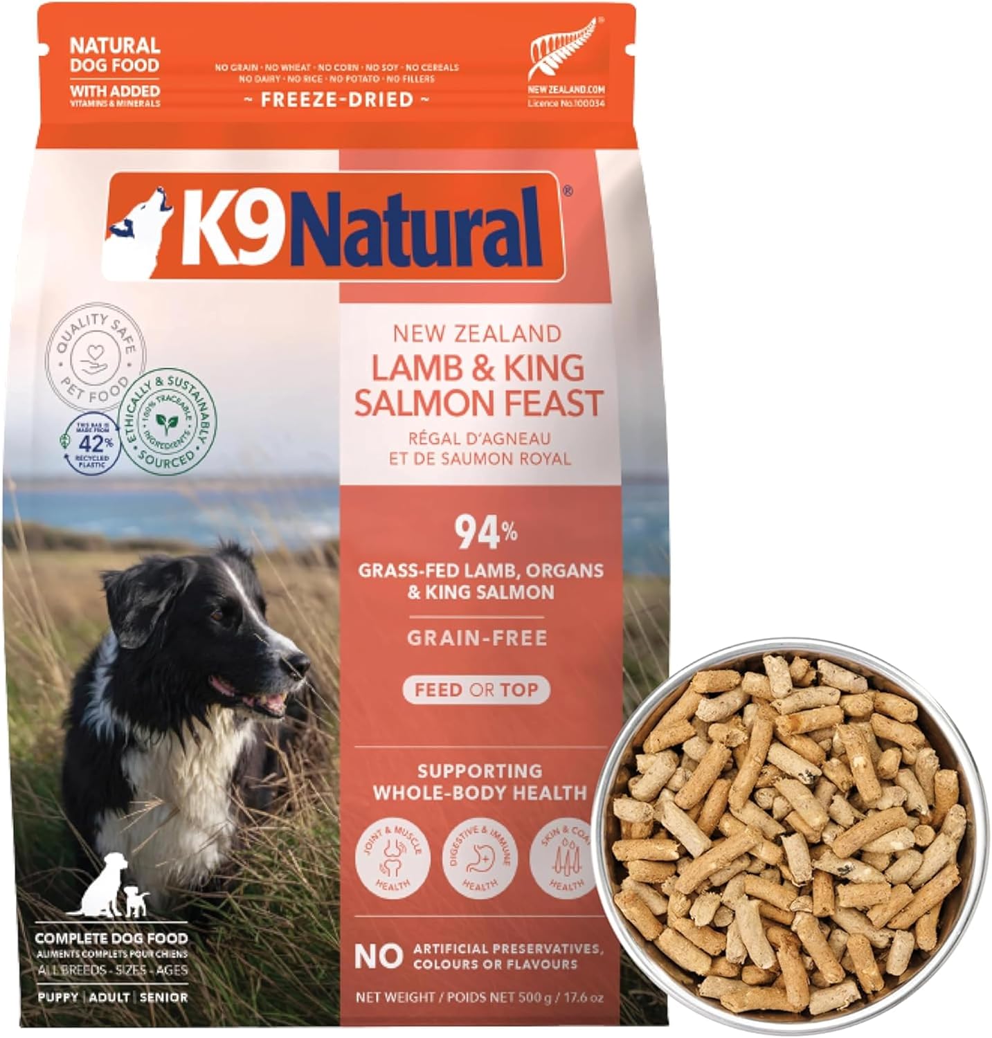 K9 Natural - Freeze Dried High Protein Grain-Free Dog Food Or Topper