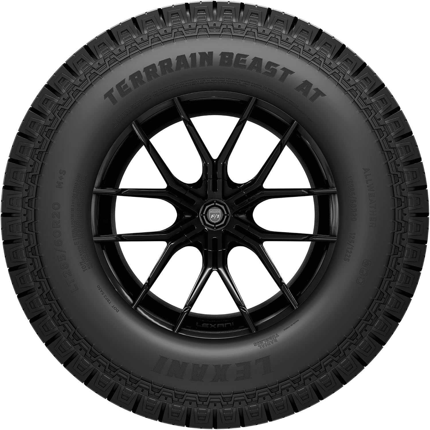 Lexani Terrain Beast AT All Terrain LT31X10.50R15 109S C Light Truck Tire