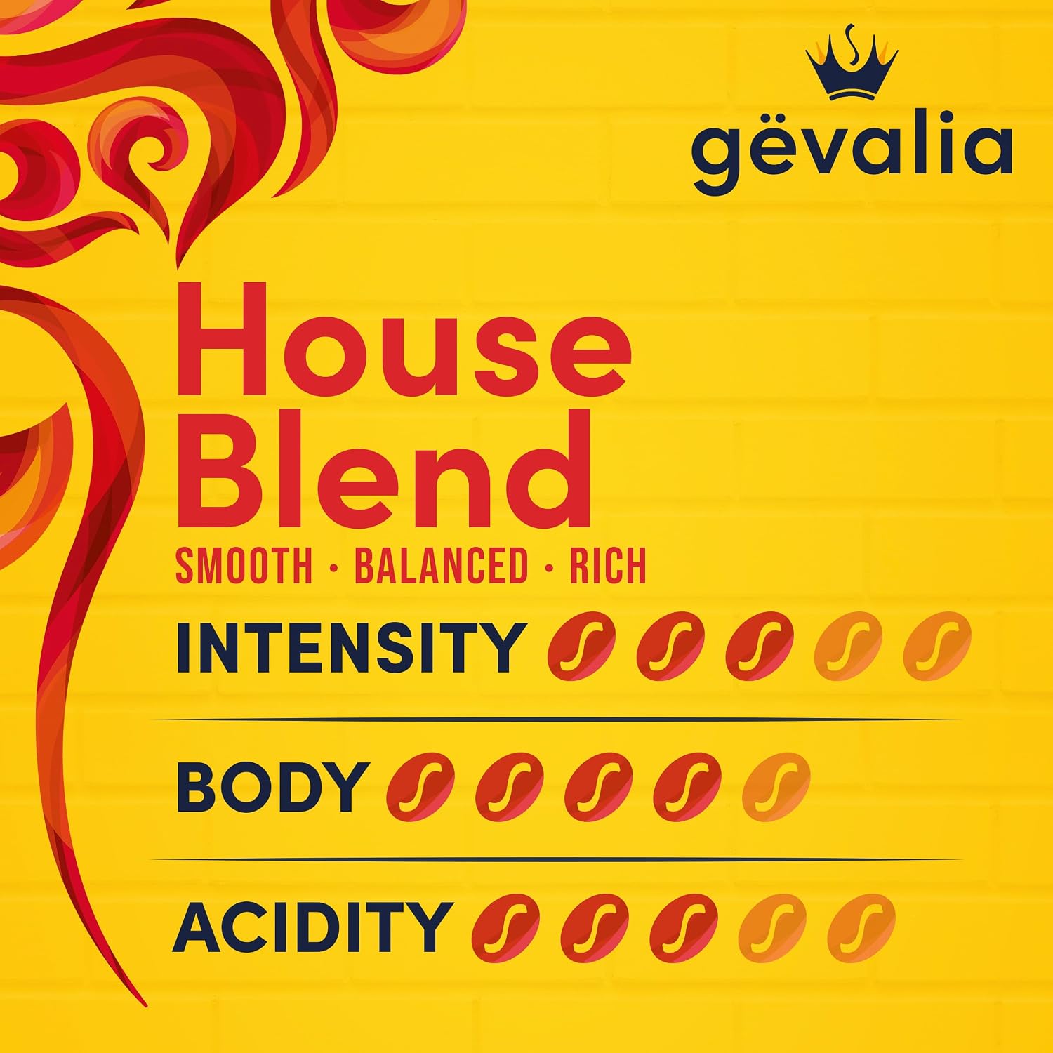 Gevalia Ground Coffee, French Roast Dark Roast, 12 oz Bag