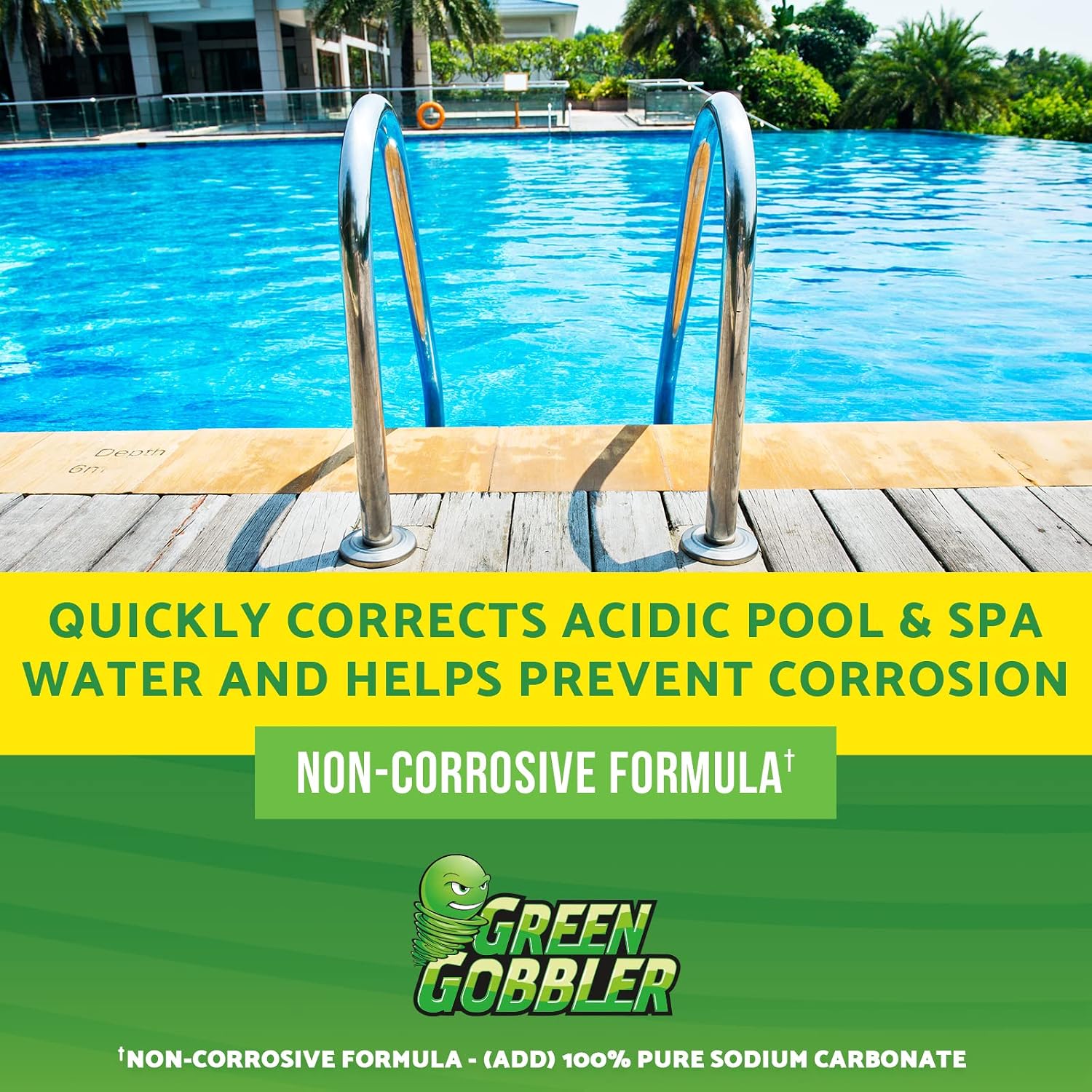 Pool & Spa pH Increaser (Pure Soda Ash, Sodium Carbonate) (50 lb)