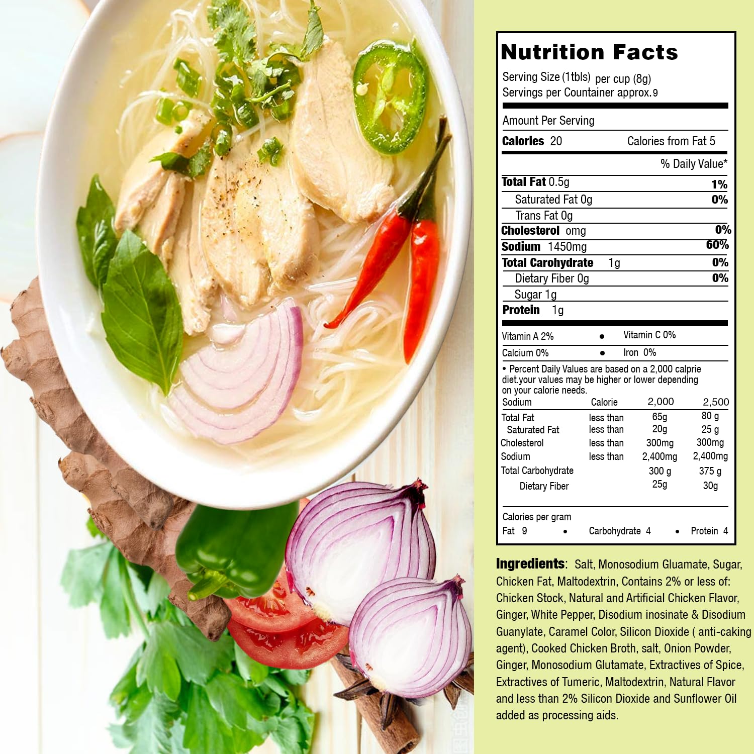 Essence of Lotus Instant Spicy Beef Pho Soup Mix — Ready-to-Eat Flavorful, Restaurant-Quality Pho broth, Made in the US (Spicy Beef Soup Mix, 1-Pack) | Ready-to-Eat, broth