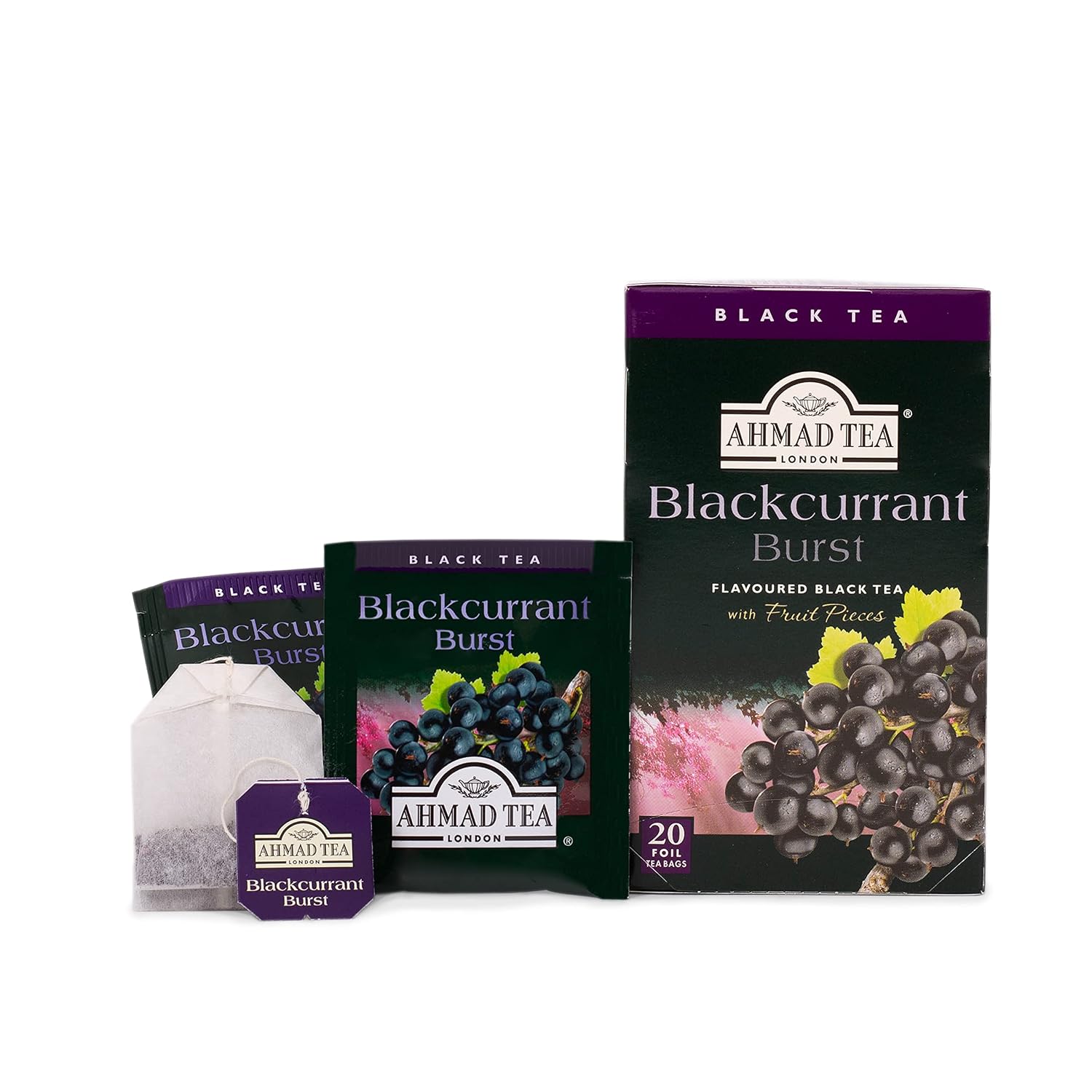 Ahmad Tea Green Tea, Green Tea Teabags 100 ct - Caffeinated & Sugar-Free