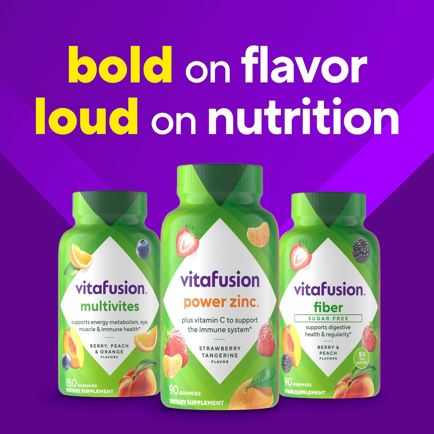 Vitafusion Zinc and Vitamin C Gummies | 90 Gummy Vitamins