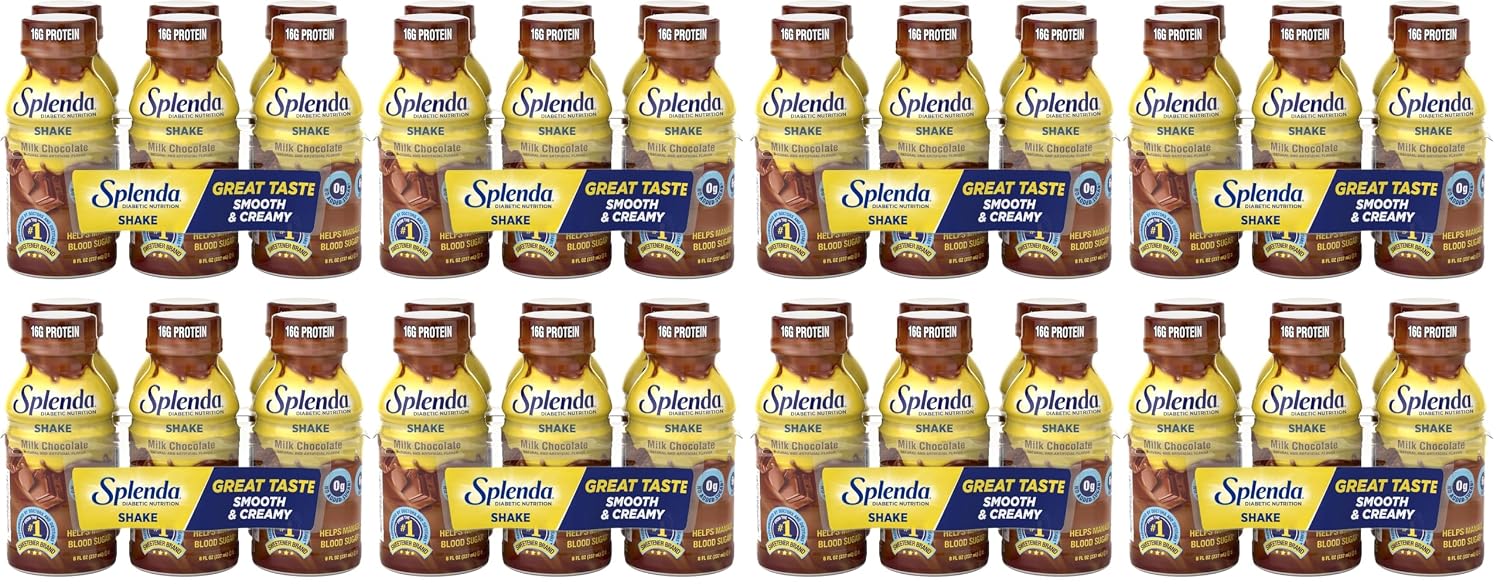 SPLENDA Diabetes Nutrition Shakes, Milk Chocolate, 8 Fl Oz