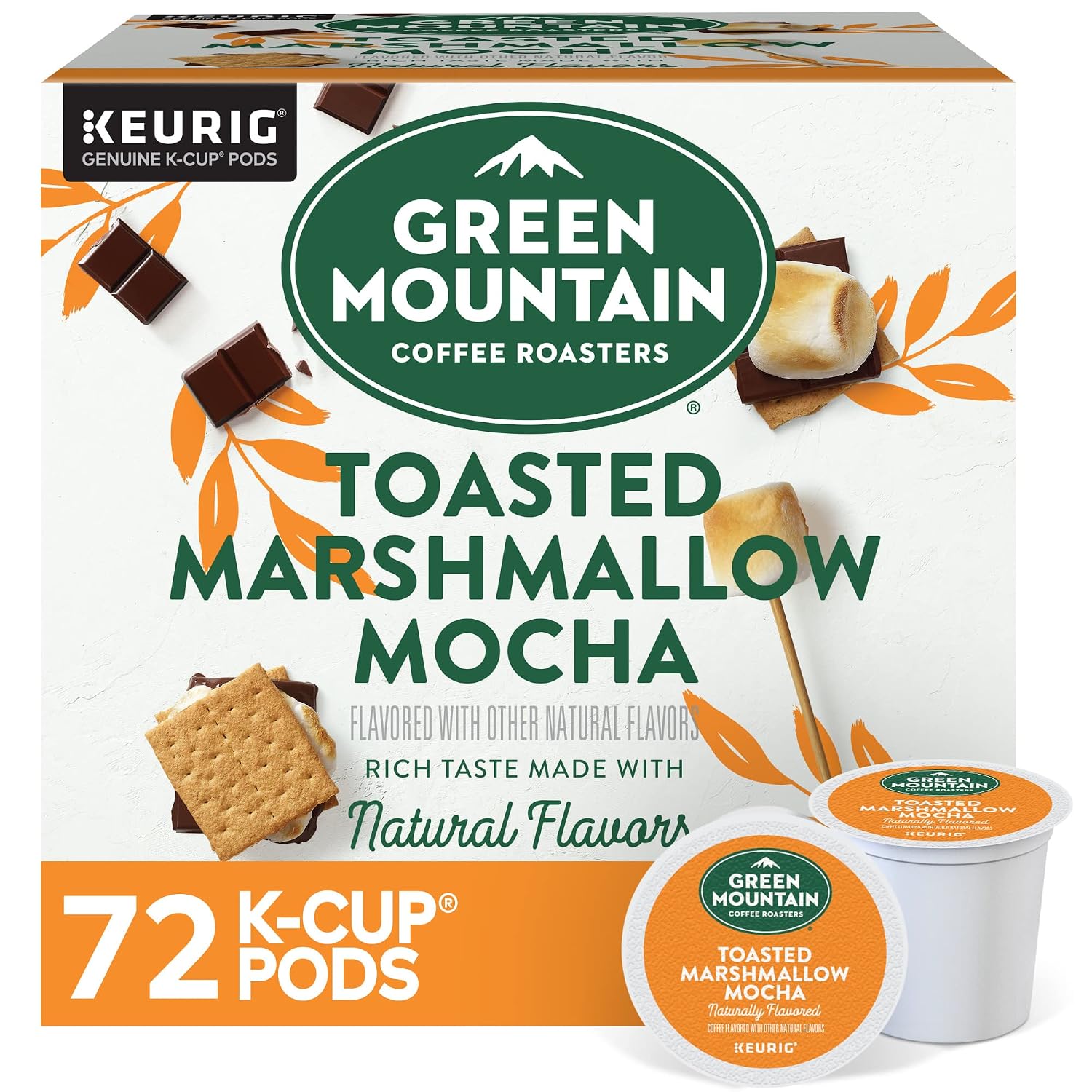 Green Mountain Coffee Roasters Island Coconut, Single-Serve Keurig K-Cup Pod, Flavored Light Roast Coffee, 24 Count (Pack of 1)