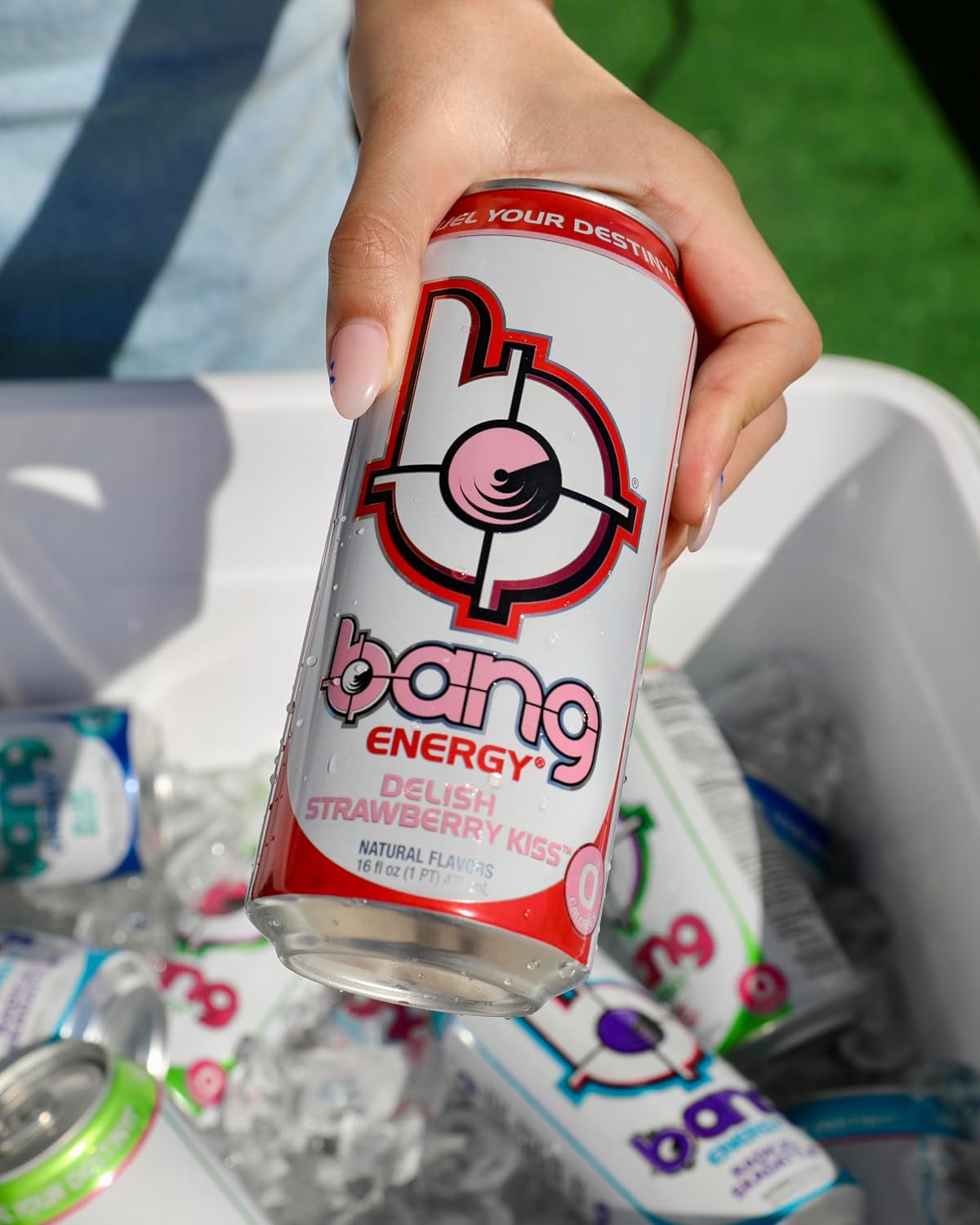 Bang Energy Blue Razz, Sugar-Free Energy Drink, 16-Ounce | Pack of 12