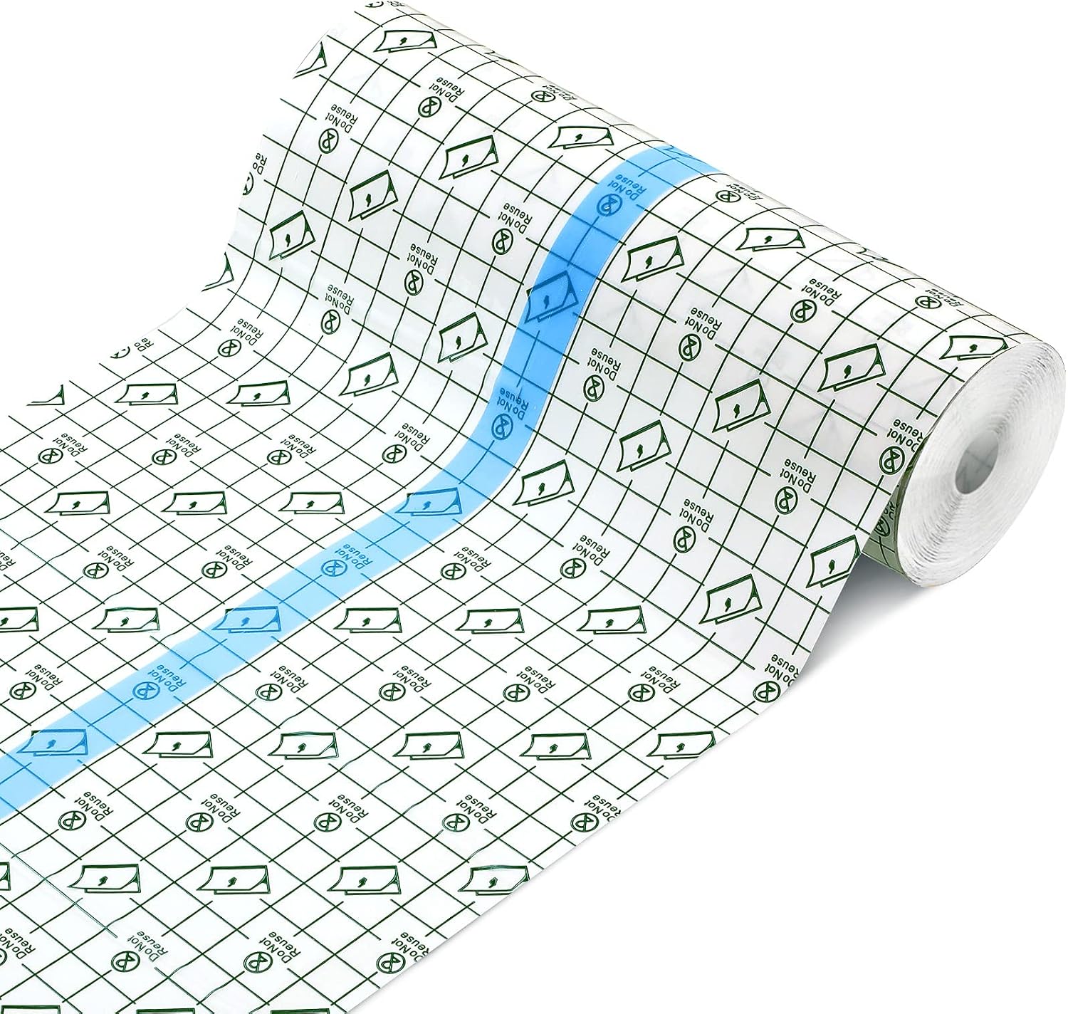 BBTO Transparent Waterproof Adhesive Dressing Bandage Tape, 6 x 197 Inch