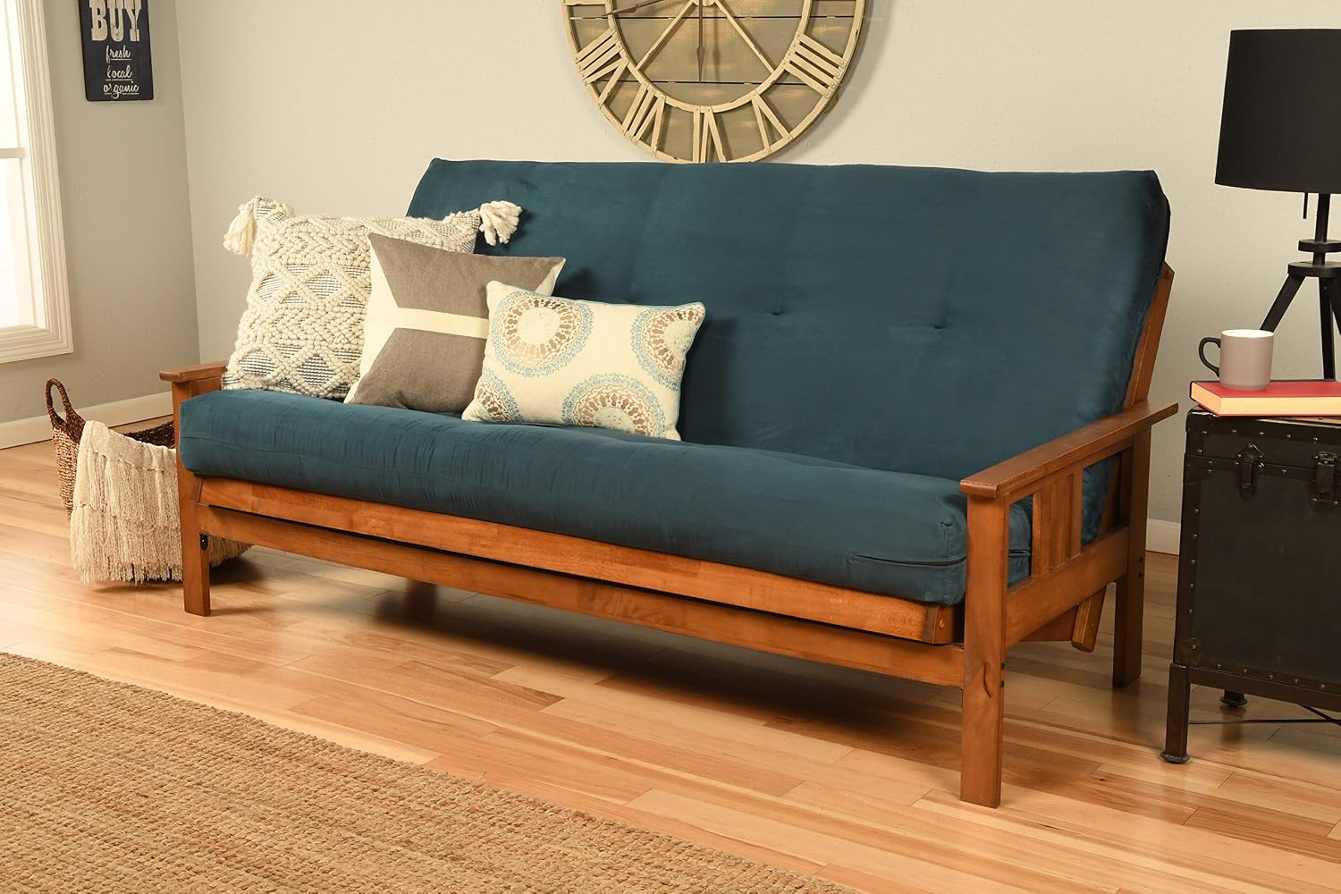 Kodiak Futons Monterey Futon Frame, No Drawers, Barbados