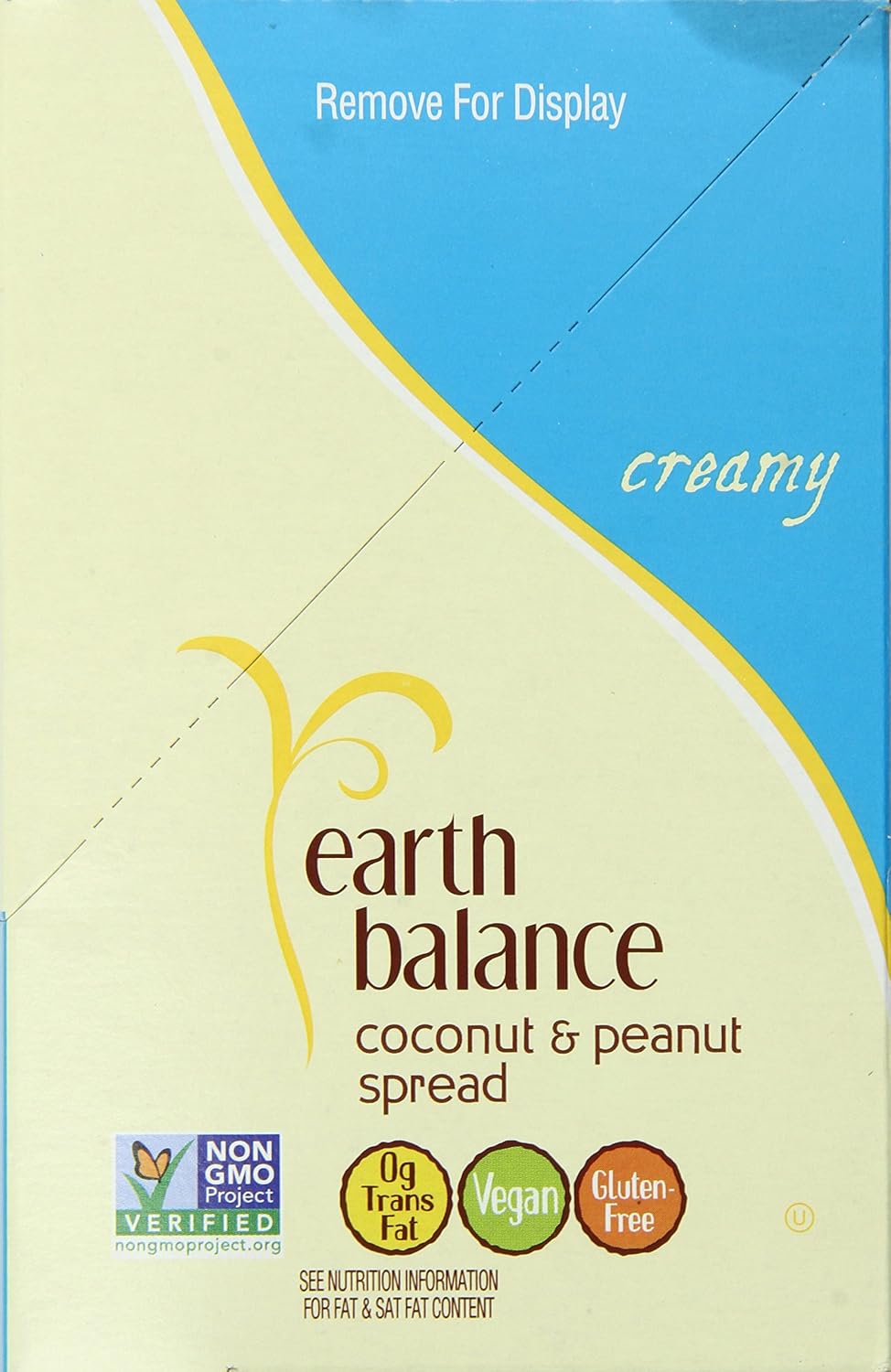 Earth Balance Creamy Peanut Butter and Flaxseed Spread, 16 oz.