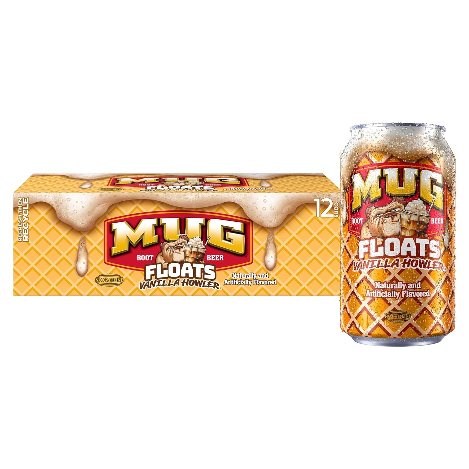 Mug Root Beer, 12 Fl Oz Cans (Pack of 12)