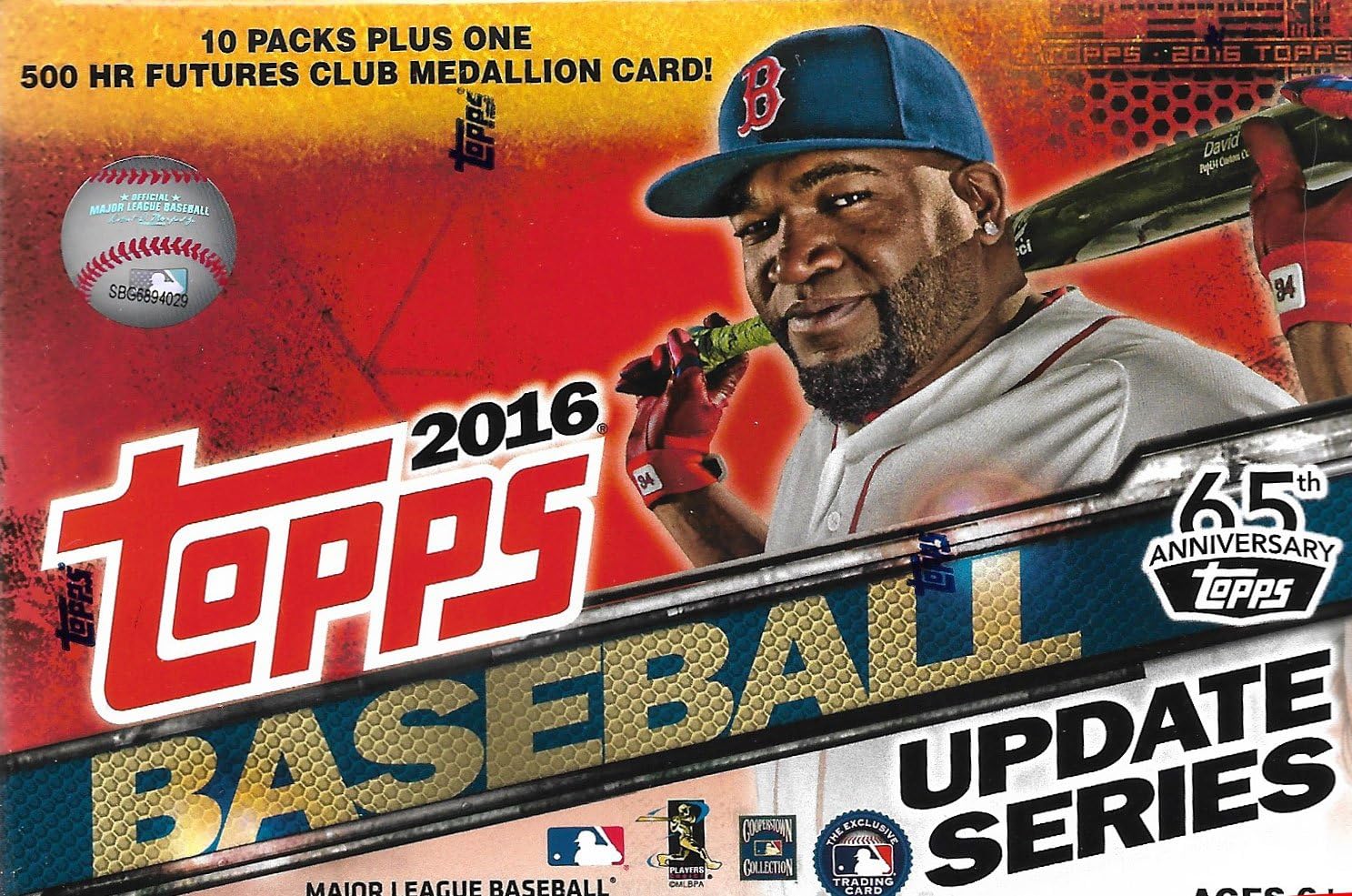 2016 Topps Traded Update and Highlights Series MLB Baseball Box of Packs with One Exclusive Home Run Futures Commemorative Medallion Card and 10