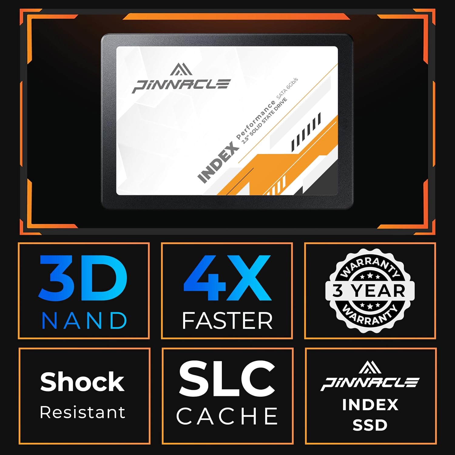Timetec 512GB SSD 3D NAND SATA III 6Gb/s 2.5 Inch 7mm (0.28") Read Speed Up to 550 MB/s SLC Cache Performance Boost Internal Solid State Drive for