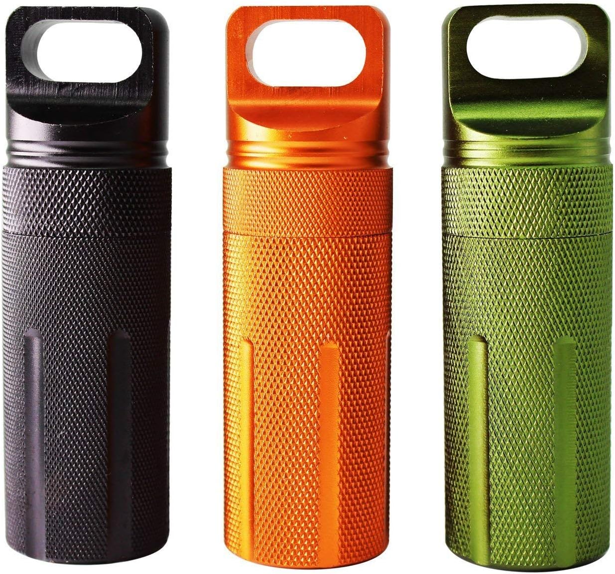 Ccanku C20 EDC Waterproof Case Military Level Survival Pill Match Case Box Container CNC Metal Seal Bottle Camping Essentials Tool