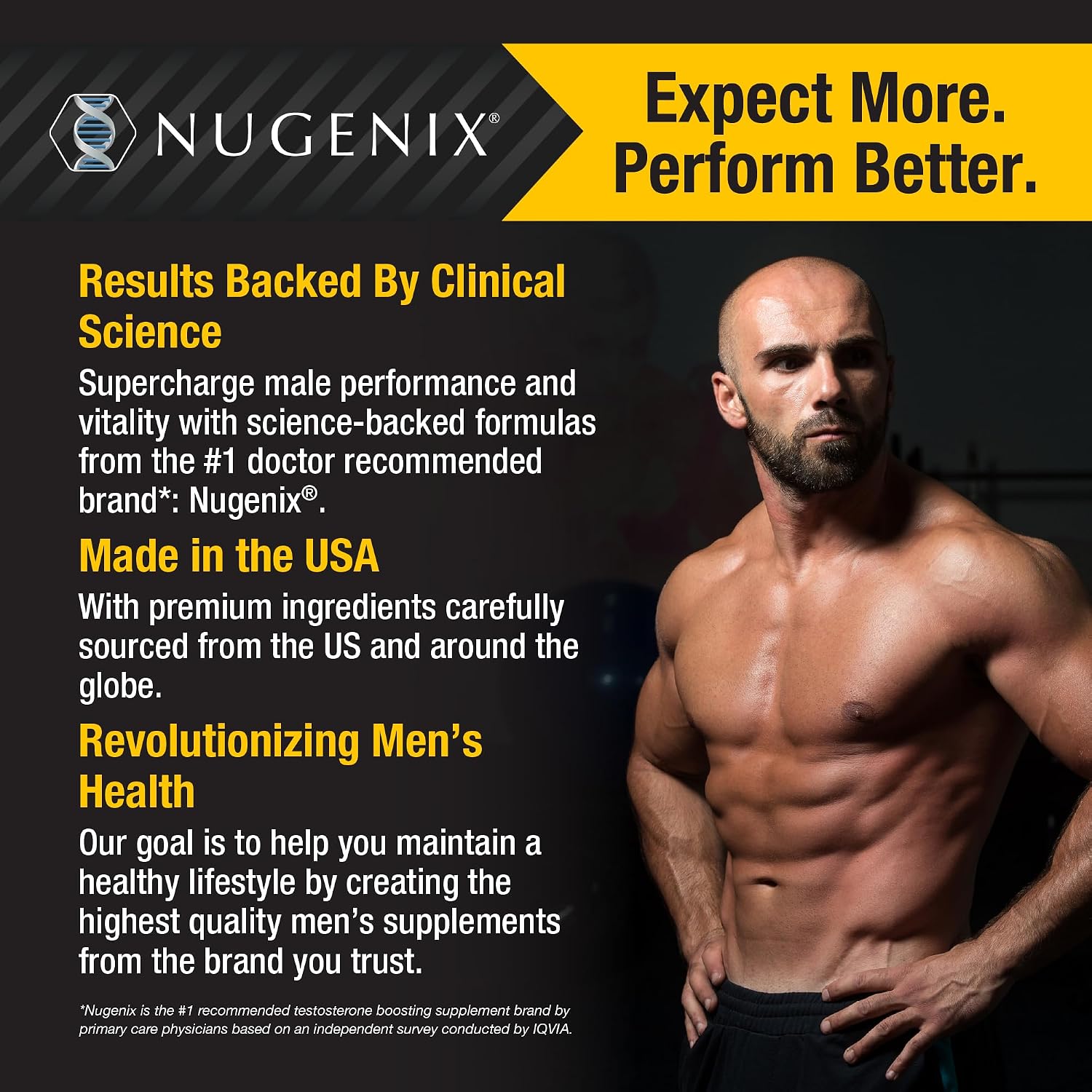 Nugenix PM ZMA - Nighttime Free Testosterone Booster for Men, 120ct | Sleep Support, Testosterone Supplement, Increase Muscle